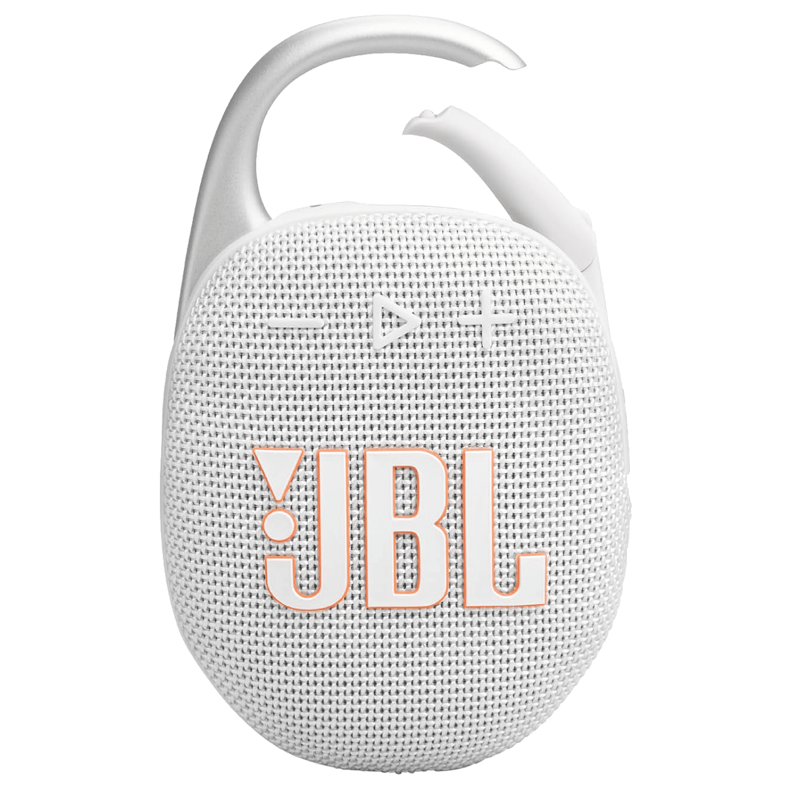 JBL Clip 5 7W Portable Bluetooth Speaker (IP67 Water Proof, Supports Auracast, White)