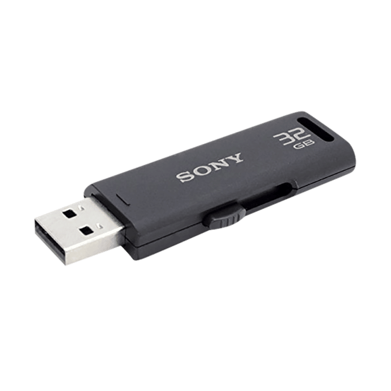 Buy Sony 32GB USB Flash Drive (USM32GR/BC, Black) Online Croma