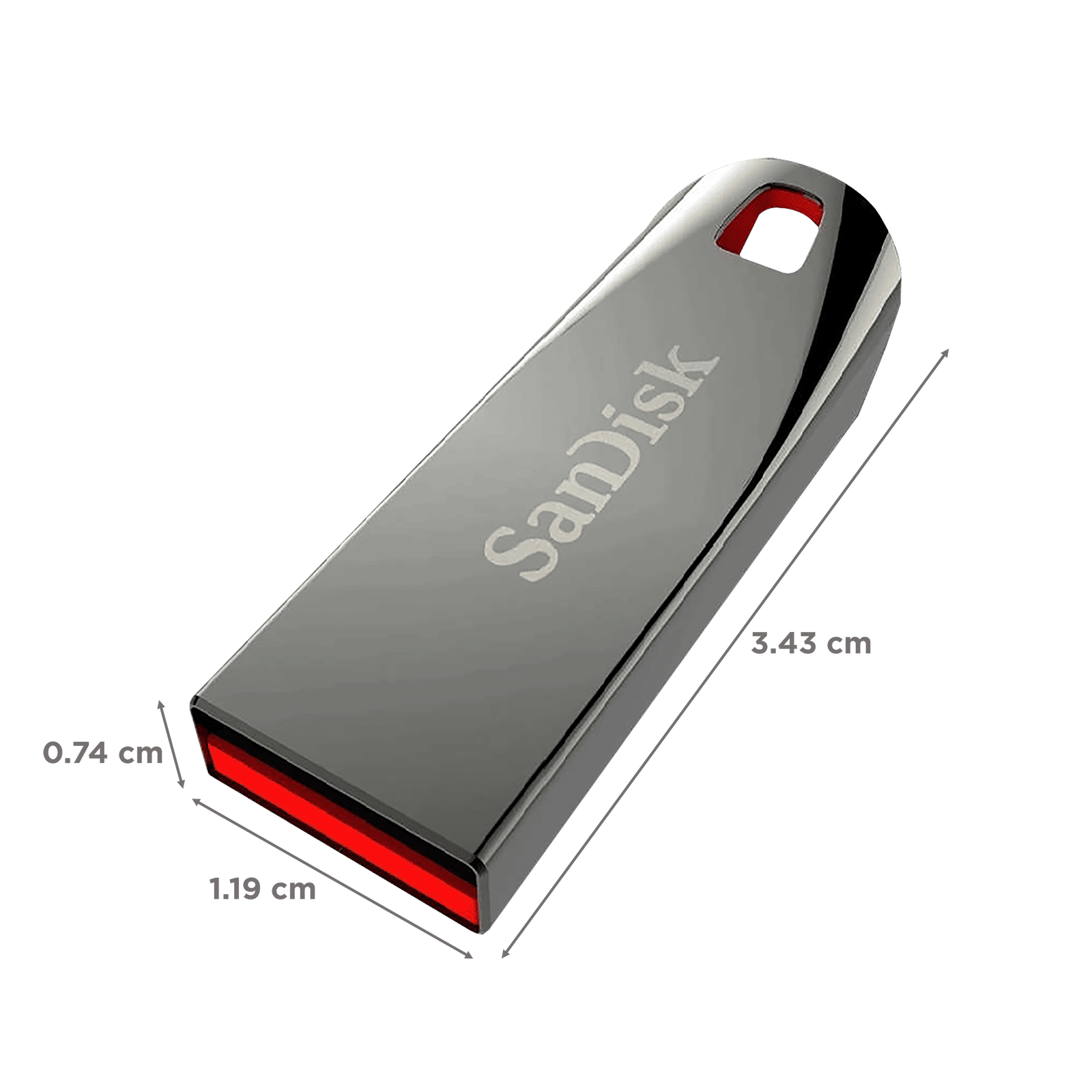 Unidades Flash Usb Sandisk Cruzer Fit Almacenamiento De Datos De