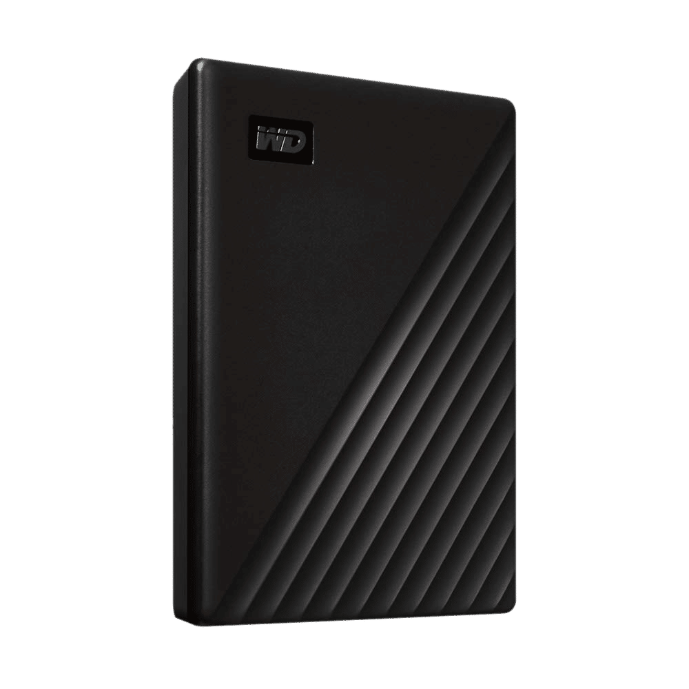 WD My Passport 1TB USB Portable Hard Disk Drive (Slim Durable Design,  Black)