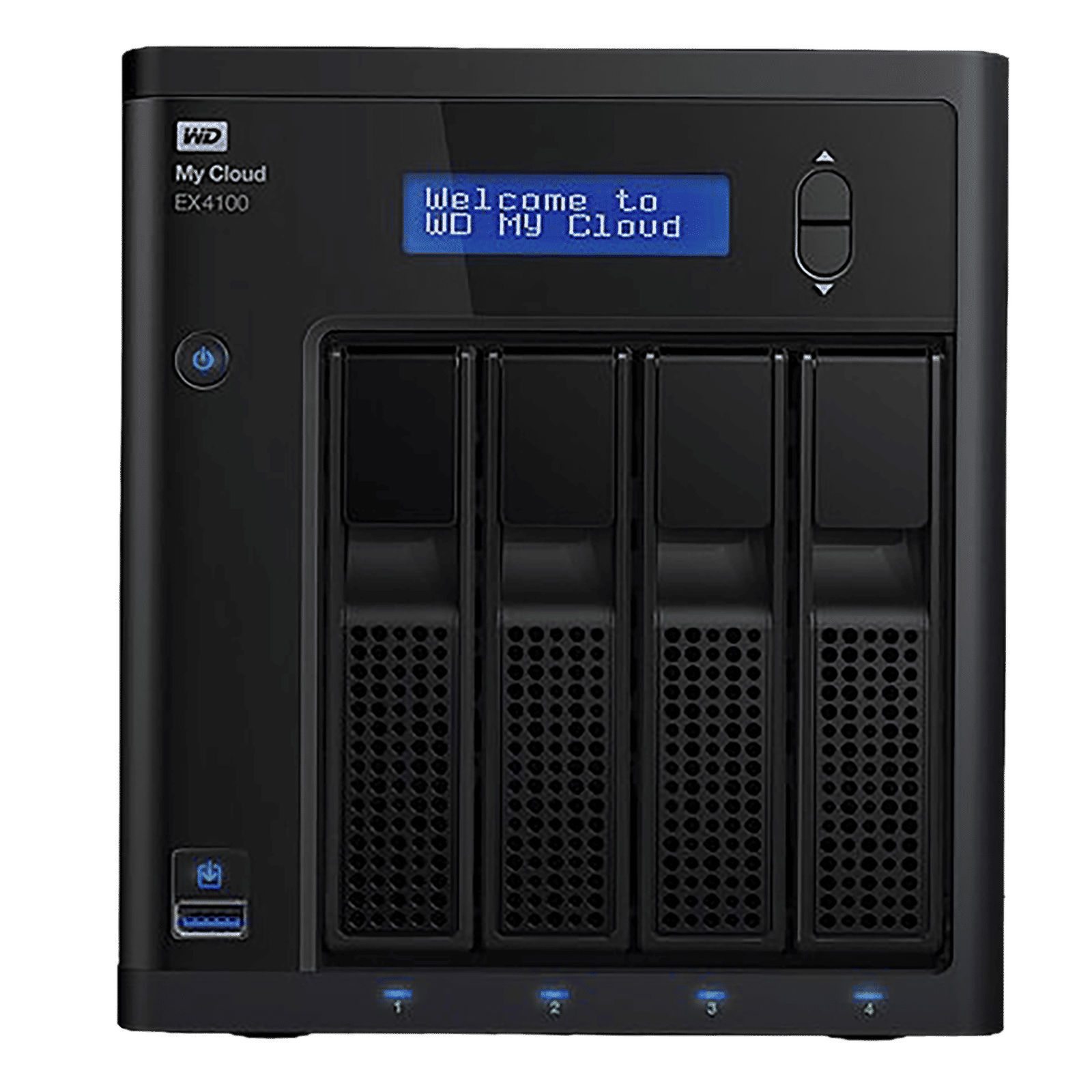 Western Digital My Cloud 24 TB USB 3.0 Network Attached Storage (JBOD Easy Set Up, WDBWZE0240KBK-BESN, Black)