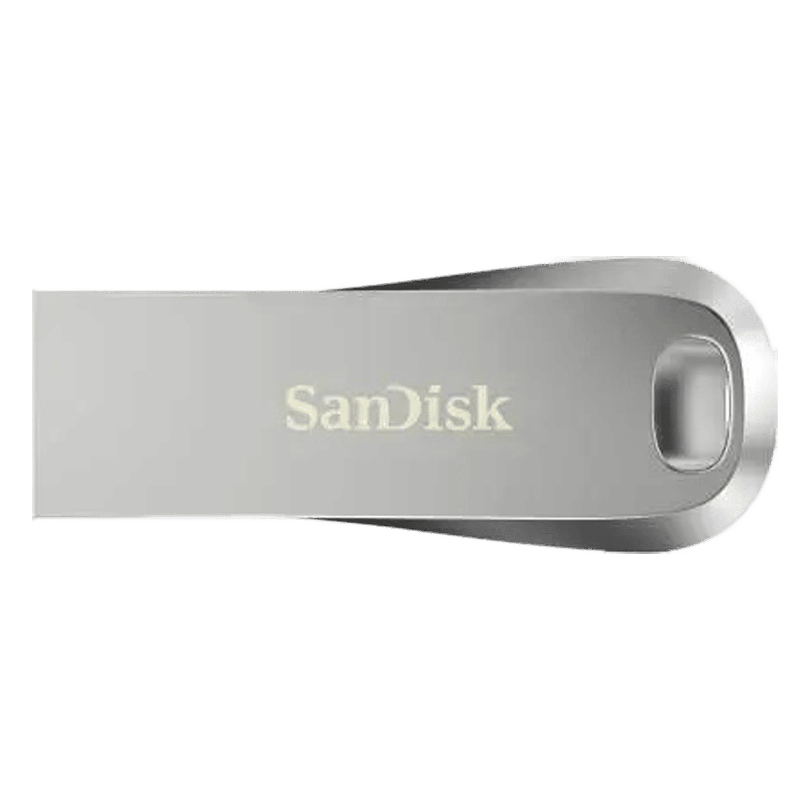 SanDisk Ultra Luxe 512GB USB (3.2) Pen Drive (Built-In Keyring Loop to Easily, Metallic Silver)