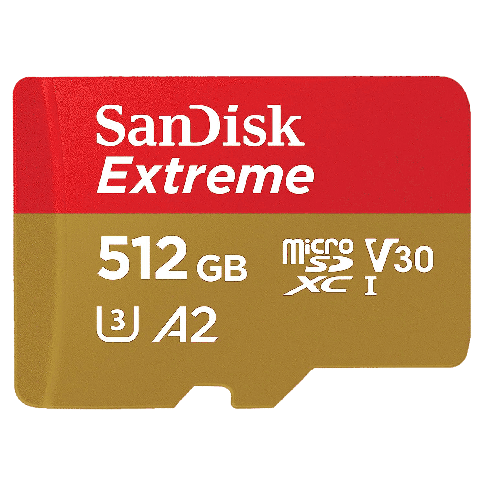 SanDisk Extreme MicroSDXC 512GB Class 10, Class 30, Class 3 190MB/s Memory Card