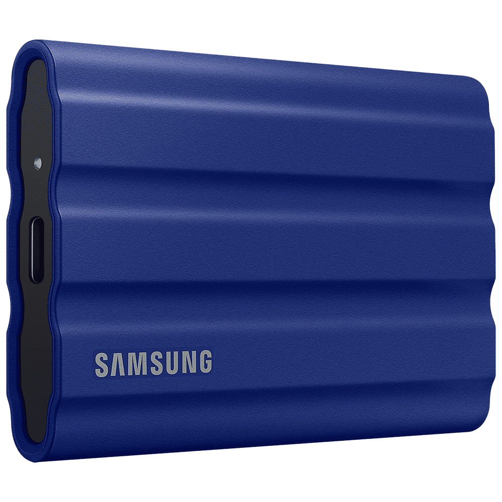 SAMSUNG T7 1TB USB Type-C (3.2) Portable Solid State Drive (IP65 Water and Dust Resistance, Blue)