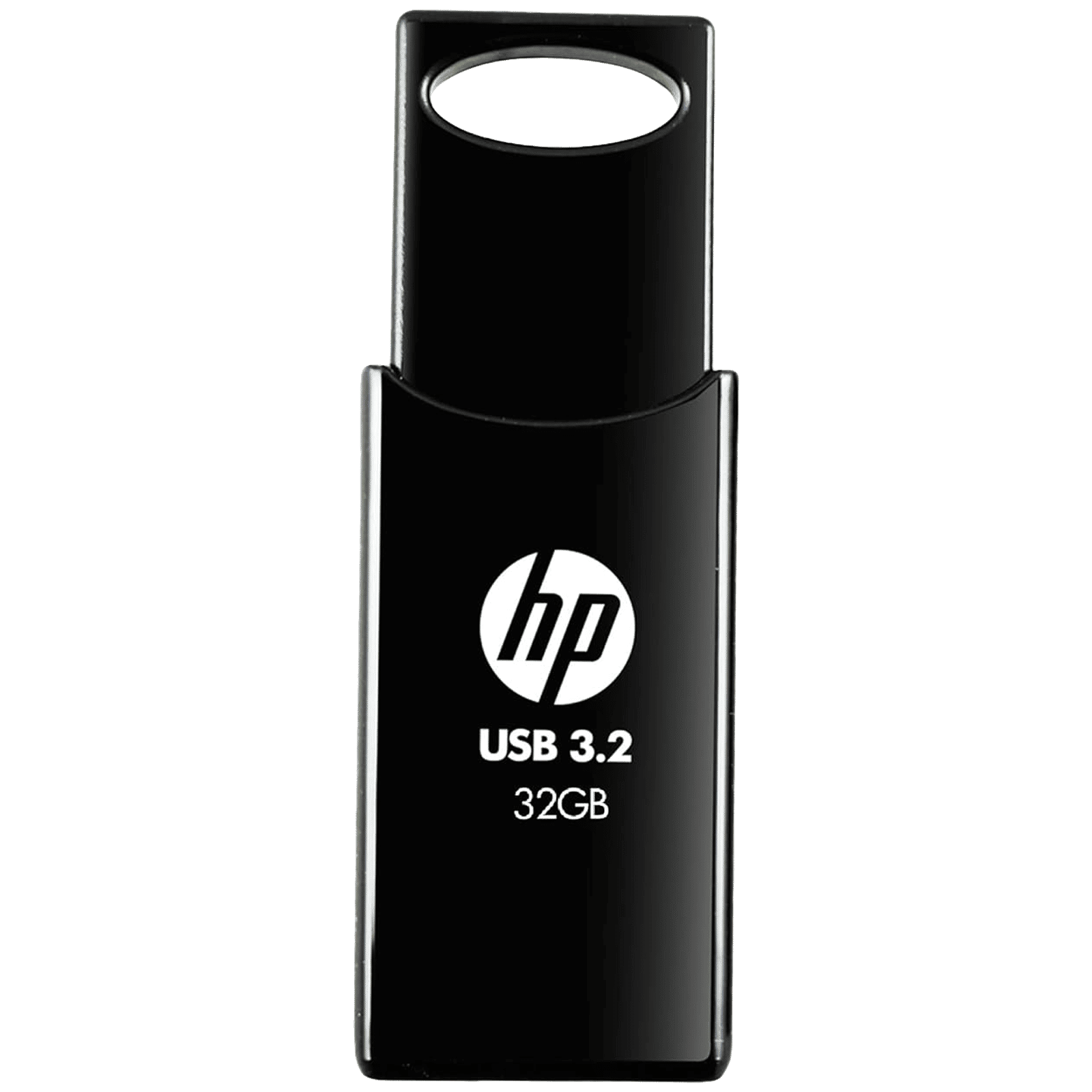 HP 712w 32GB USB Type-A (3.2) Pen Drive (Durable Capless Design, Black)