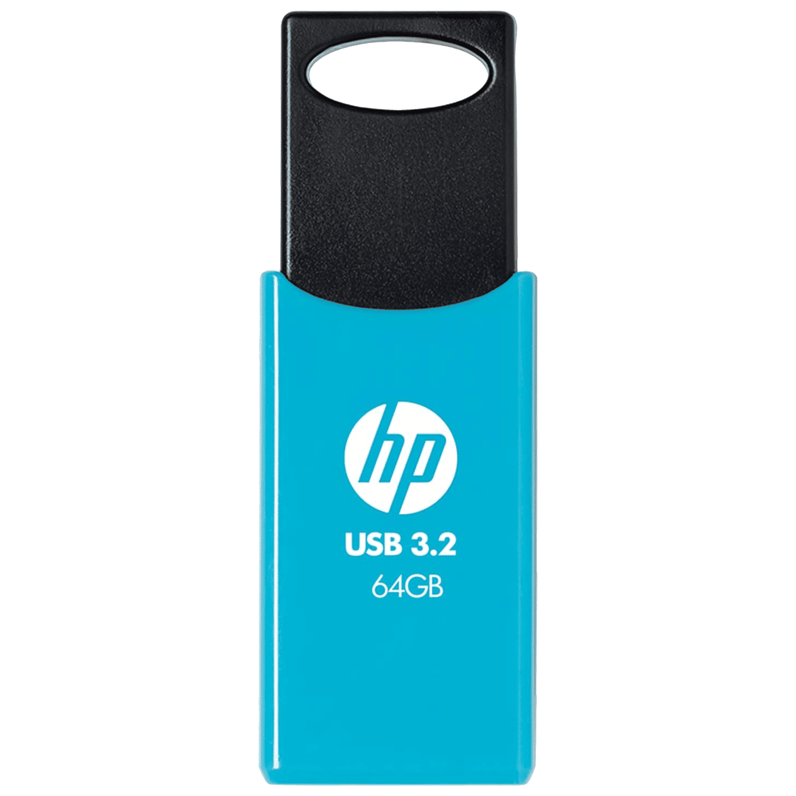HP 712w 64GB USB Type-A (3.2) Pen Drive (Sliding Capless Design, Blue)