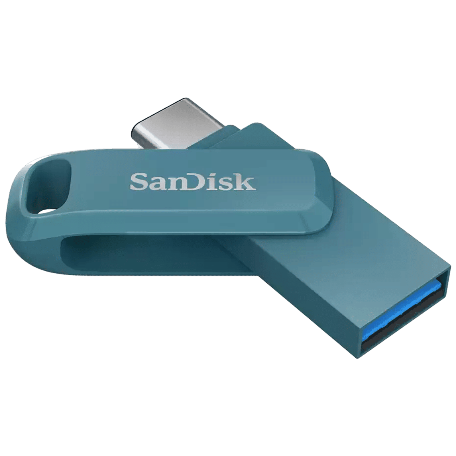 SanDisk Ultra Dual Drive Go 256GB USB Type A (3.2), USB Type C (3.2) OTG Pen Drive (Swivel Design to Protect Connectors, Navagio Bay)