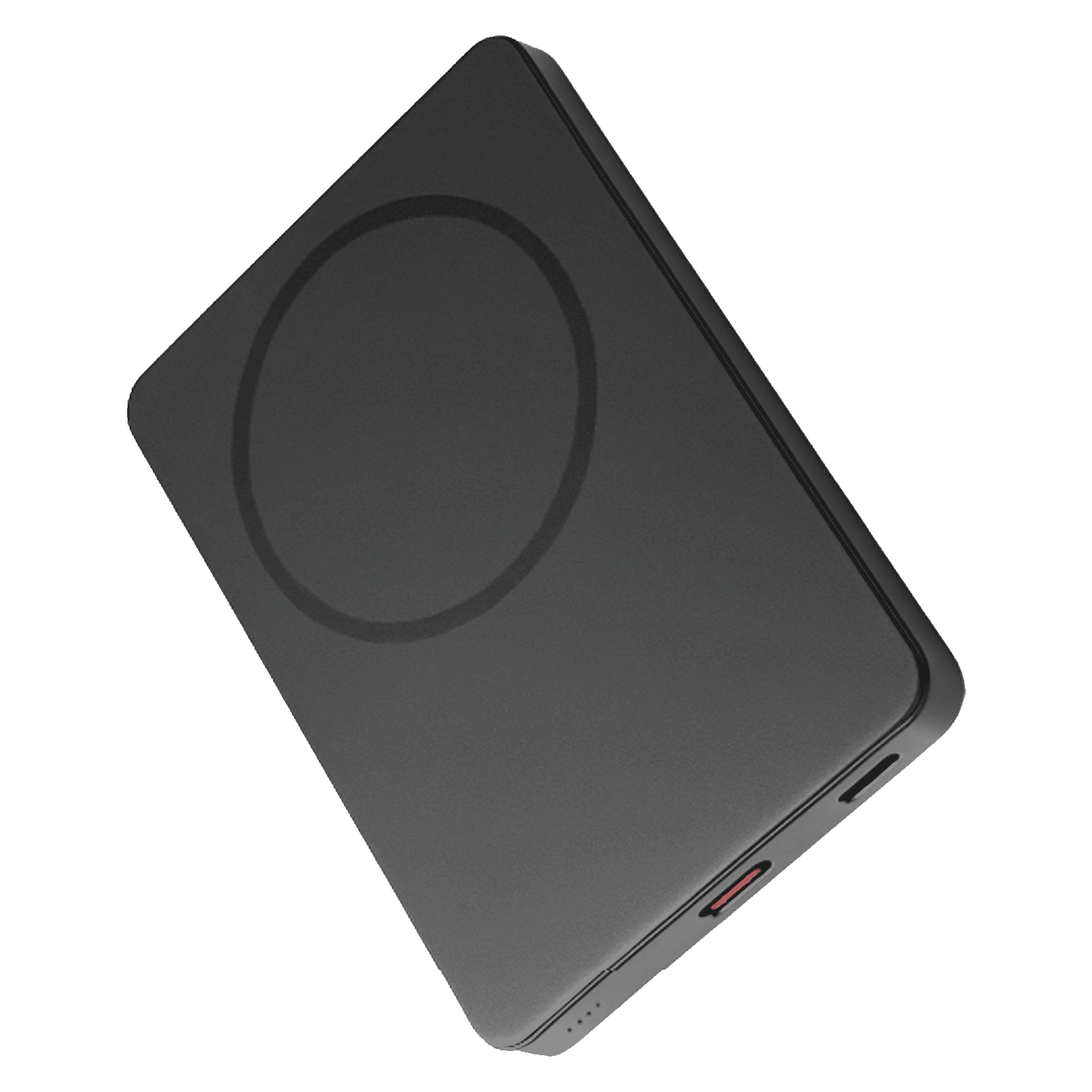 Croma 5000 mAh 20W Fast Charging Power Bank (1 Type C Port, Durable Plastic Case, Magsafe Compatible, Black)