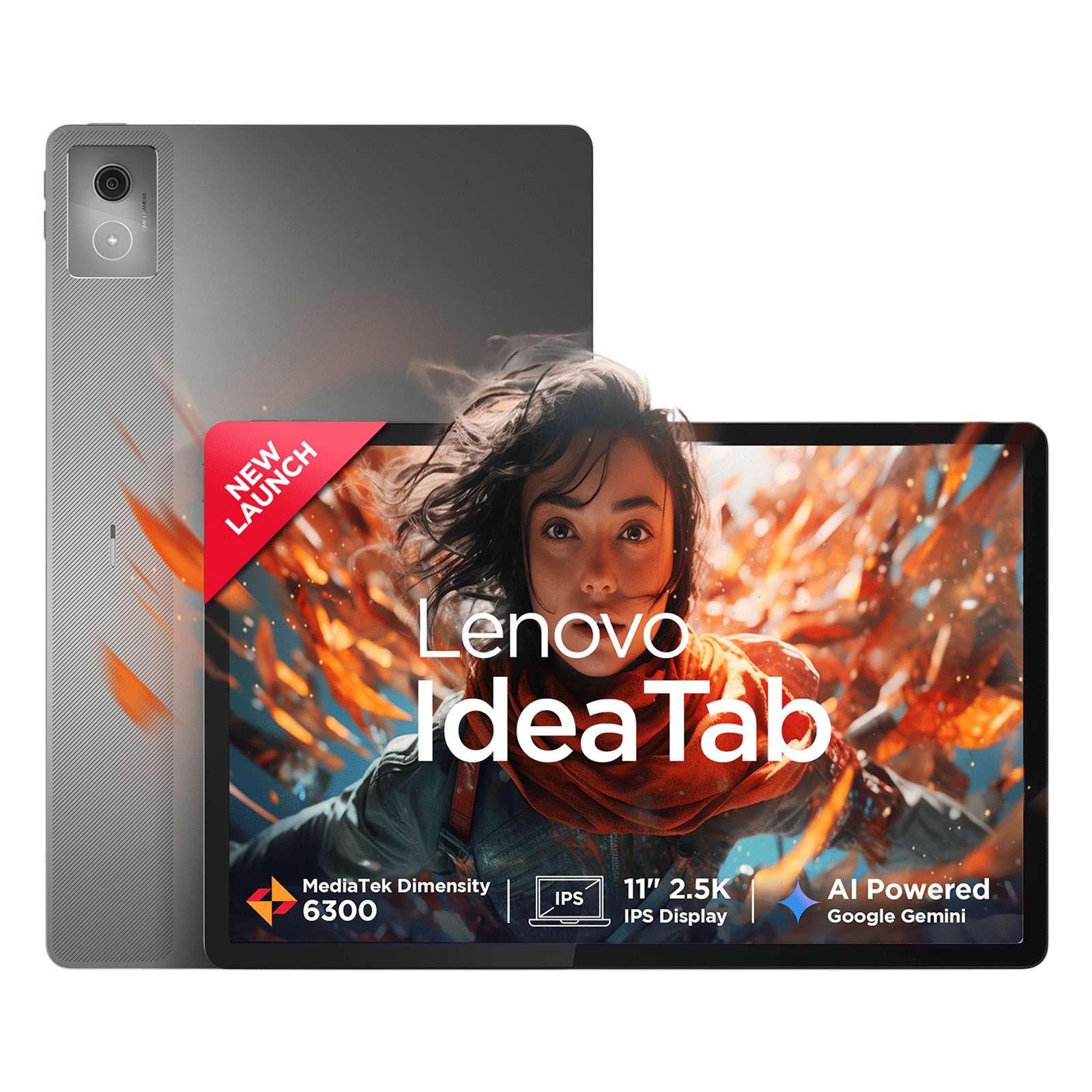 Lenovo Idea Tab Wi-Fi Android Tablet (11 Inch, 8GB RAM, 256GB ROM, Luna Grey)