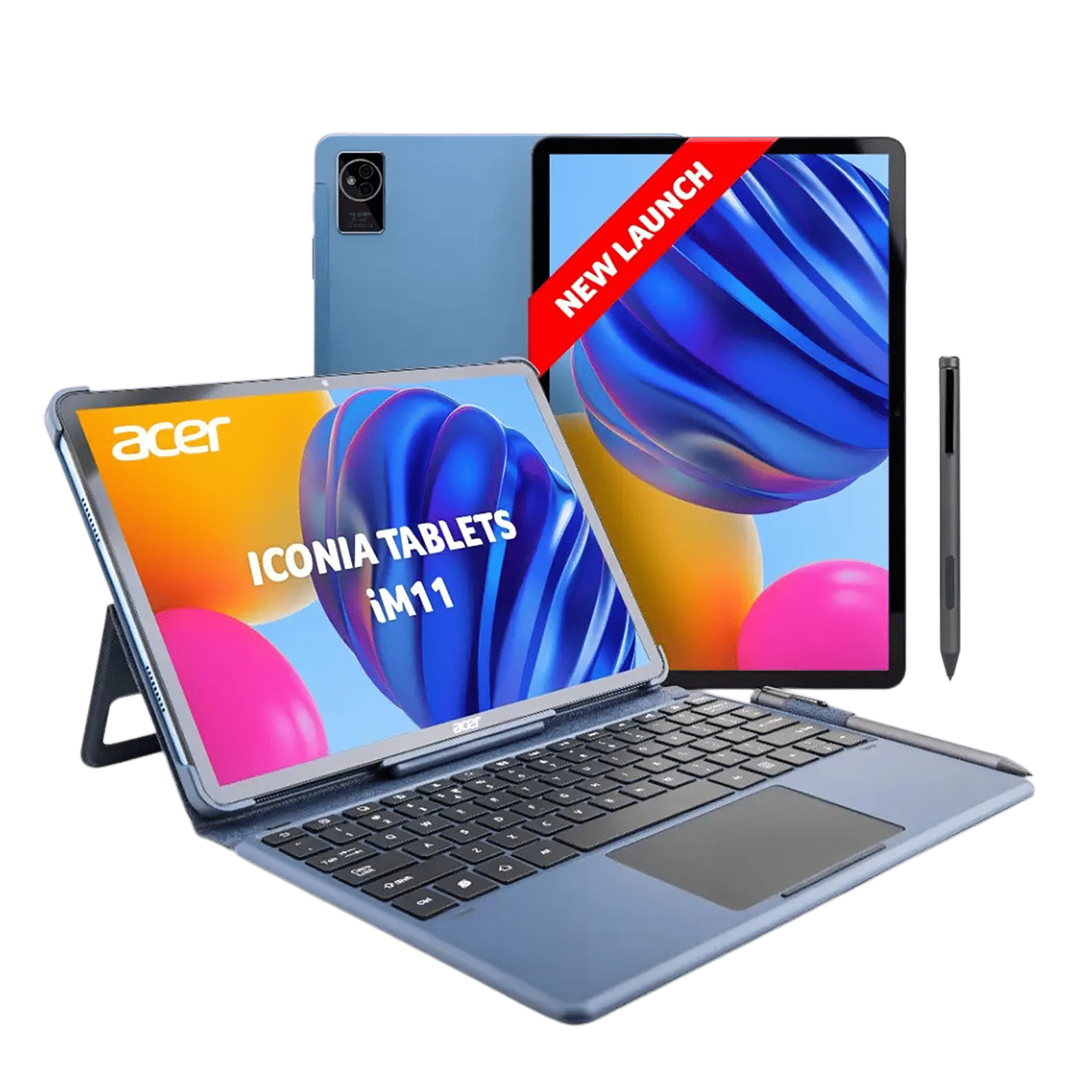 acer Iconia Wi-Fi+4G Android Tablet with Stylus (11.45 Inch, 8GB RAM, 256GB ROM, Blue)