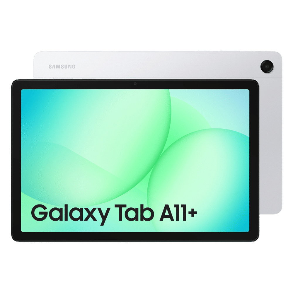 SAMSUNG Galaxy Tab A11 Plus Wi-Fi Android Tablet (11 Inch, 6GB RAM, 128GB ROM, Silver)