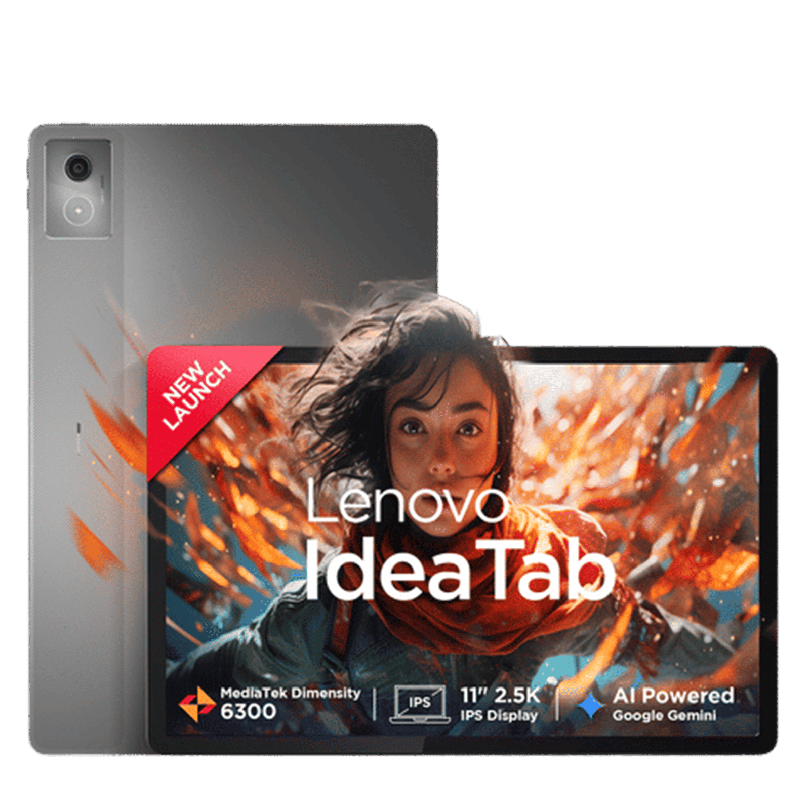 Lenovo Idea Tab Wi-Fi+5G Android Tablet (11 Inch, 8GB RAM, 256GB ROM, Luna Grey)