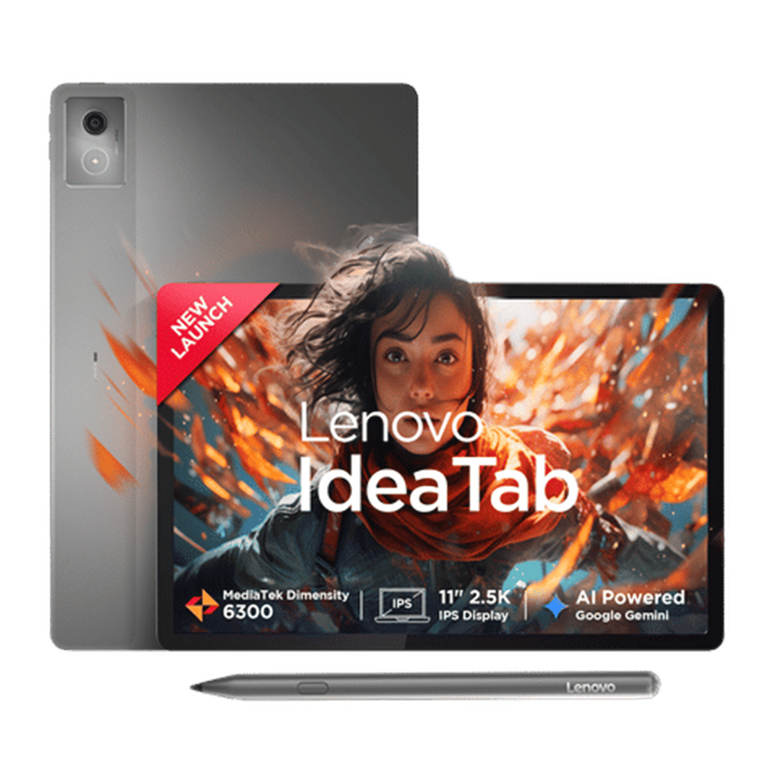 Lenovo Idea Tab Wi-Fi Android Tablet with Lenovo Tab Pen (11 Inch, 8GB RAM, 256GB ROM, Luna Grey)