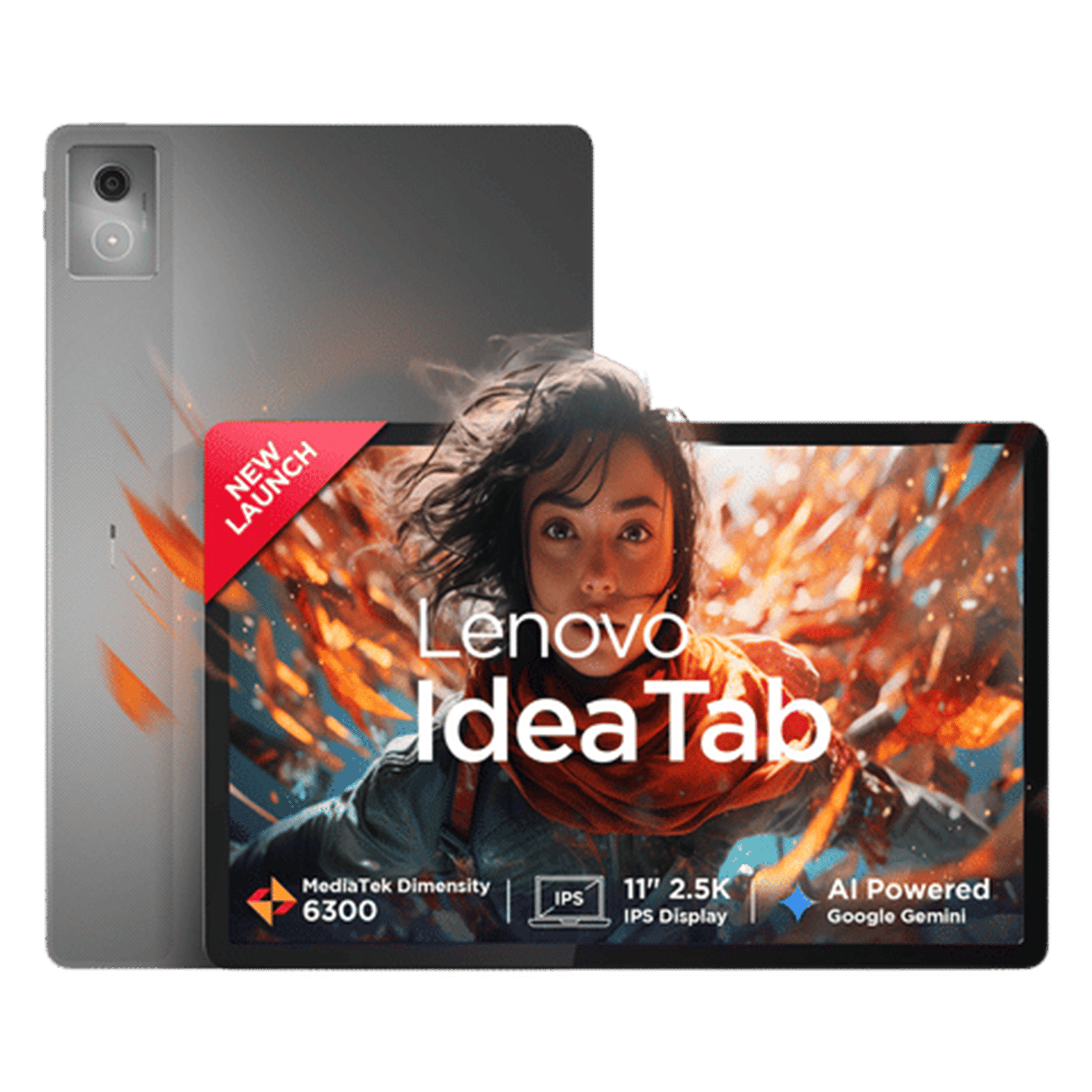Lenovo Idea Tab Wi-Fi Android Tablet (11 Inch, 8GB RAM, 256GB ROM, Luna Grey)