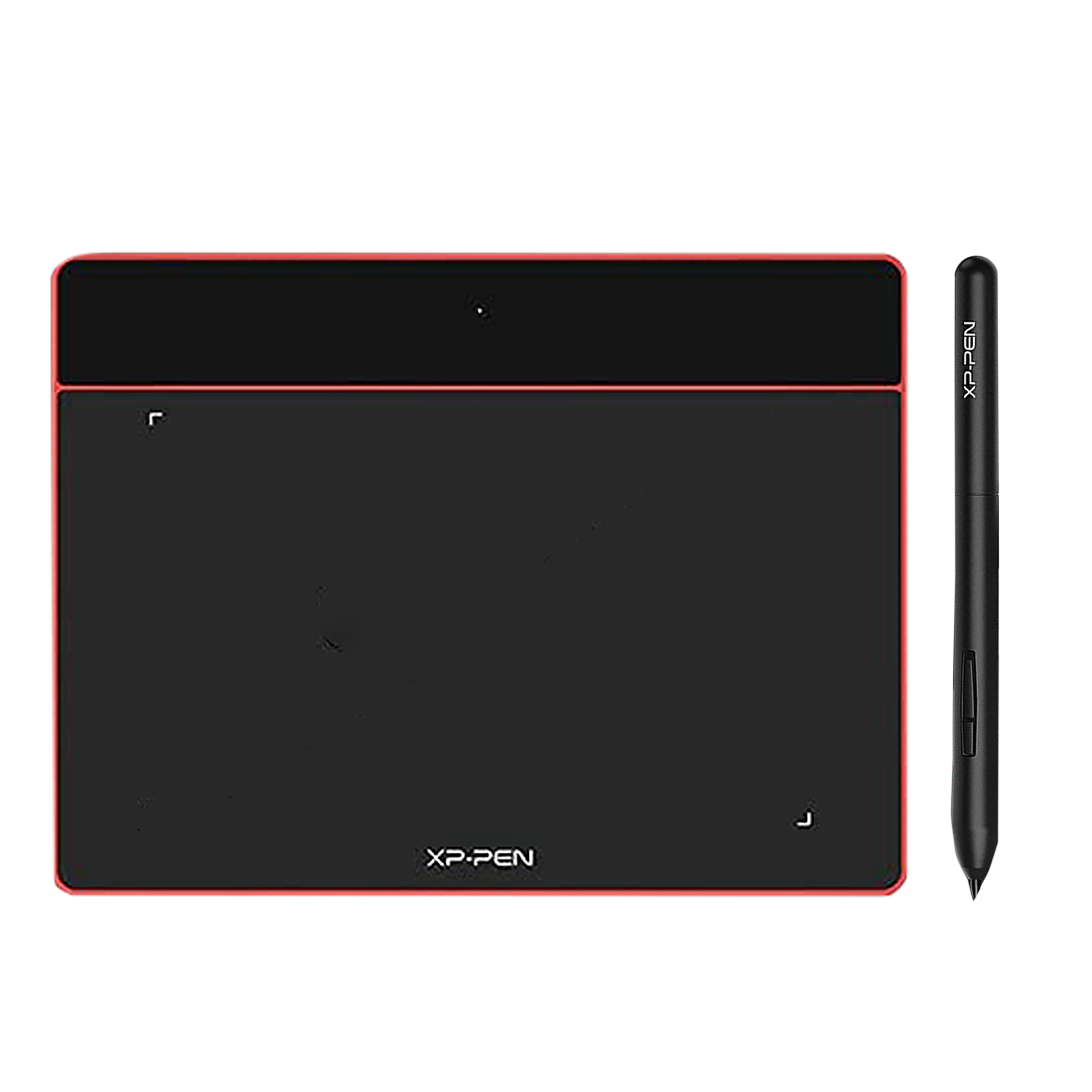 XP pen Deco Fun Small 18.94cm (7.46 Inches) e-Writer Digital Pad (60 Degree Tilt Function, Carmine Red)