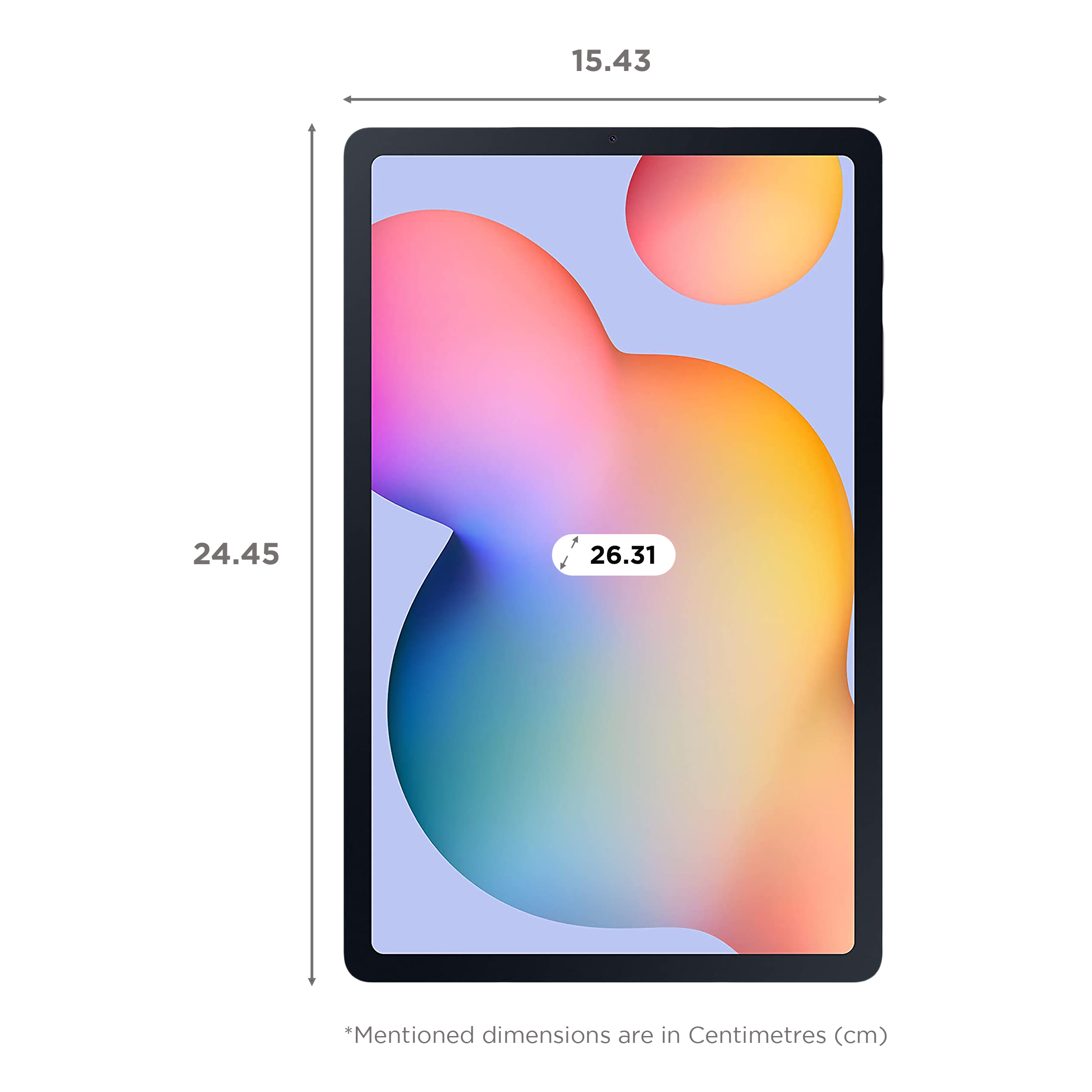 SAMSUNG Galaxy Tab S6 Lite Wi-Fi Android Tablet Inch, 4GB RAM, 64GB  ROM, Chiffon Pink)