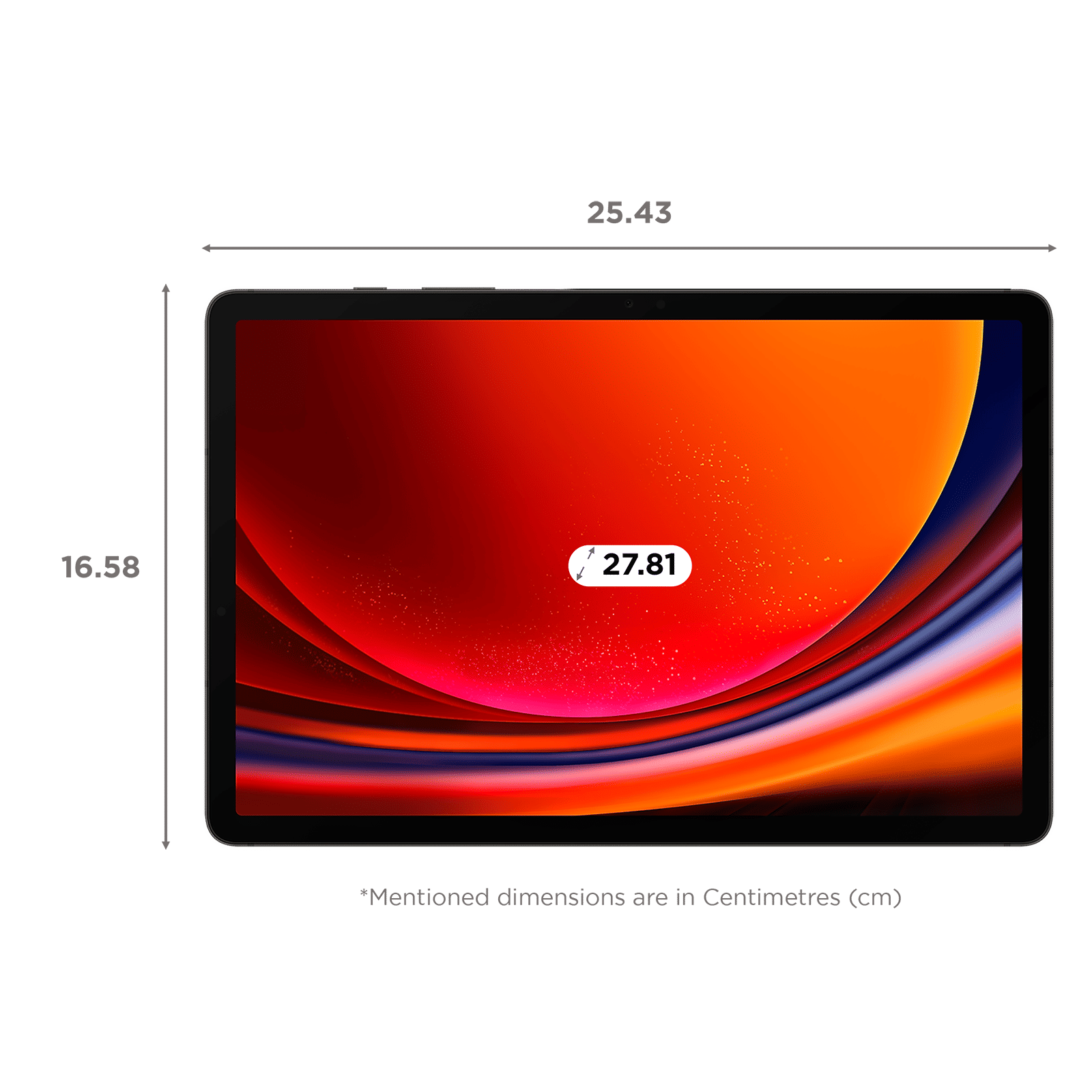 SAMSUNG Galaxy Tab S9 Wi-Fi+5G Android Tablet with Stylus (11 Inch, 8GB  RAM, 128GB ROM, Graphite)