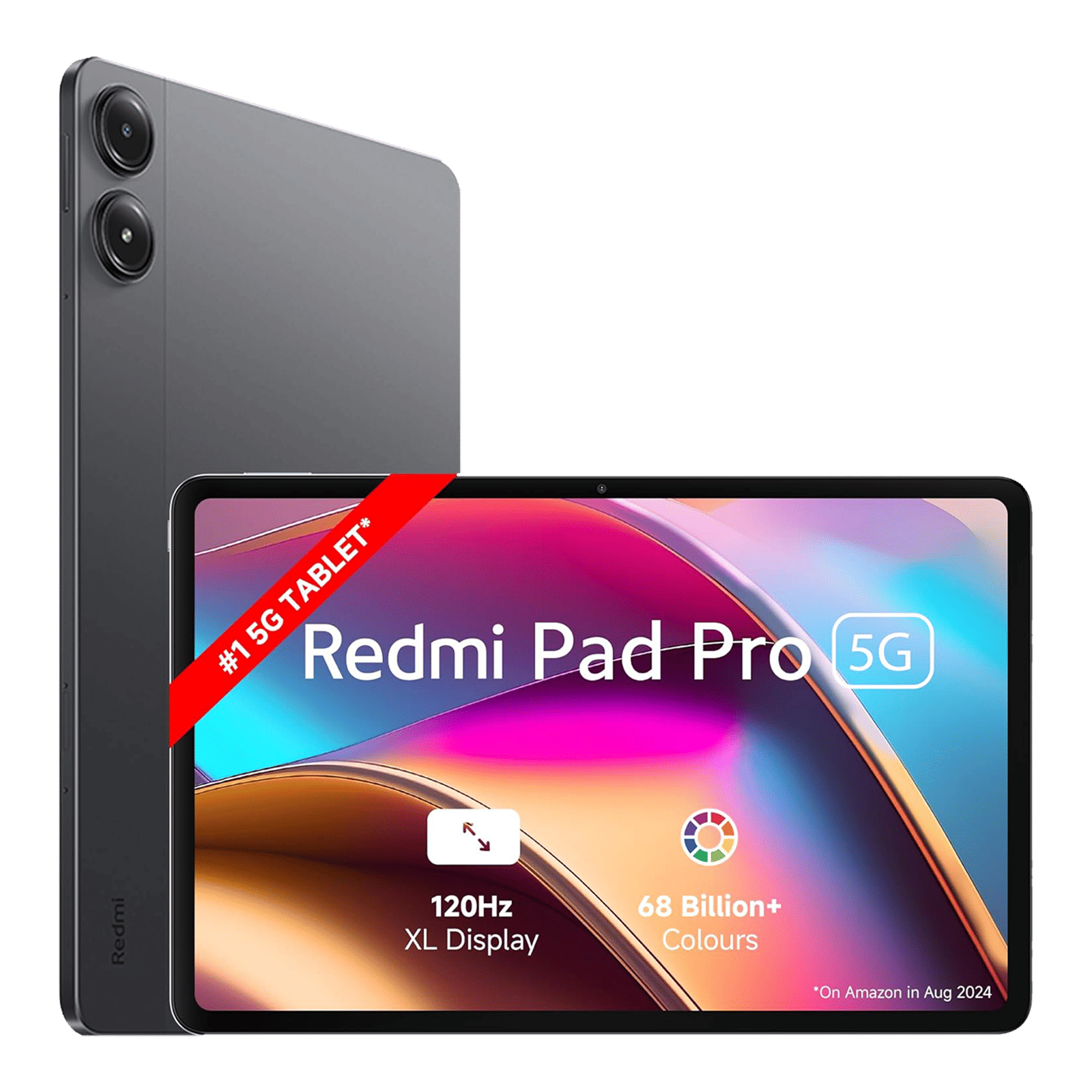 Redmi Pad Pro Wi-Fi+5G Android Tablet (12.1 Inch, 8GB RAM, 128GB ROM, Graphite Gray)