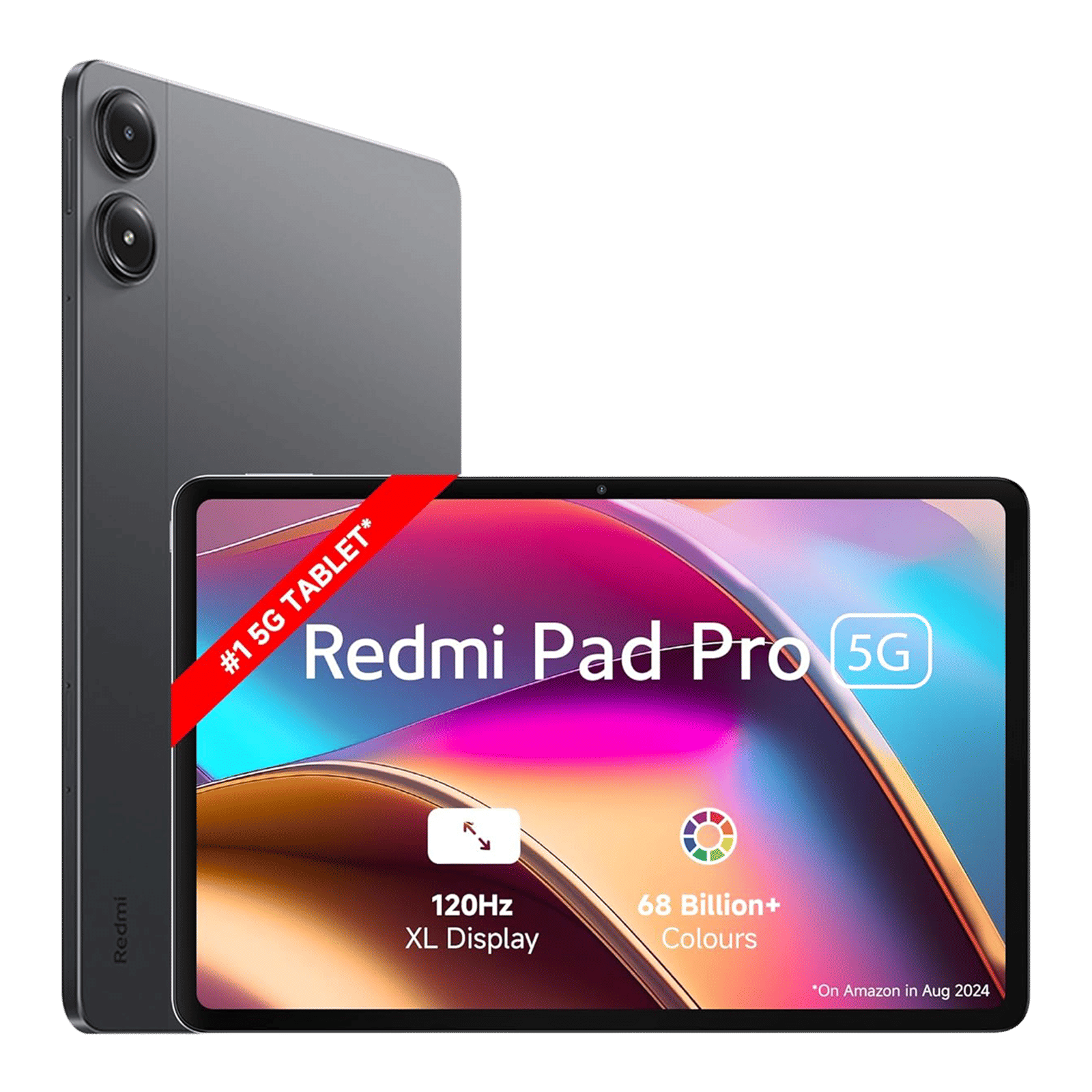 Redmi Pad Pro Wi-Fi+5G Android Tablet (12.1 Inch, 8GB RAM, 128GB ROM, Graphite Gray)