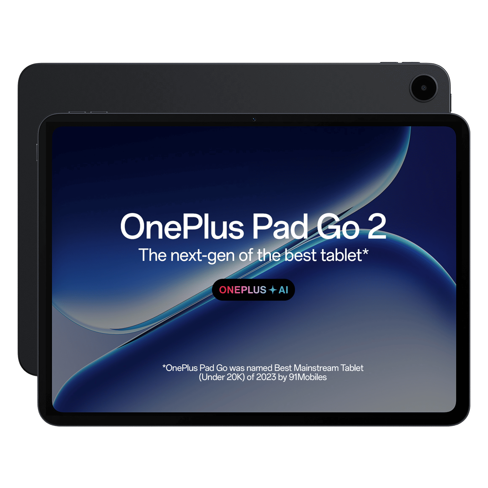 OnePlus Pad Go 2 Wi-Fi Android Tablet (12.1 Inch, 8GB RAM, 256GB ROM, Shadow Black)