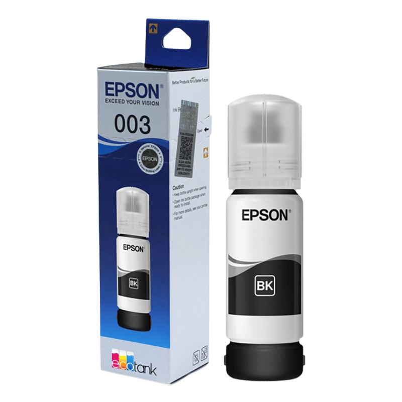 EPSON 003 Ink Bottle (65ml, C13T00V198, Black)