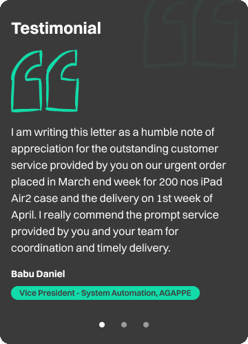 testimonial Mobile Banner