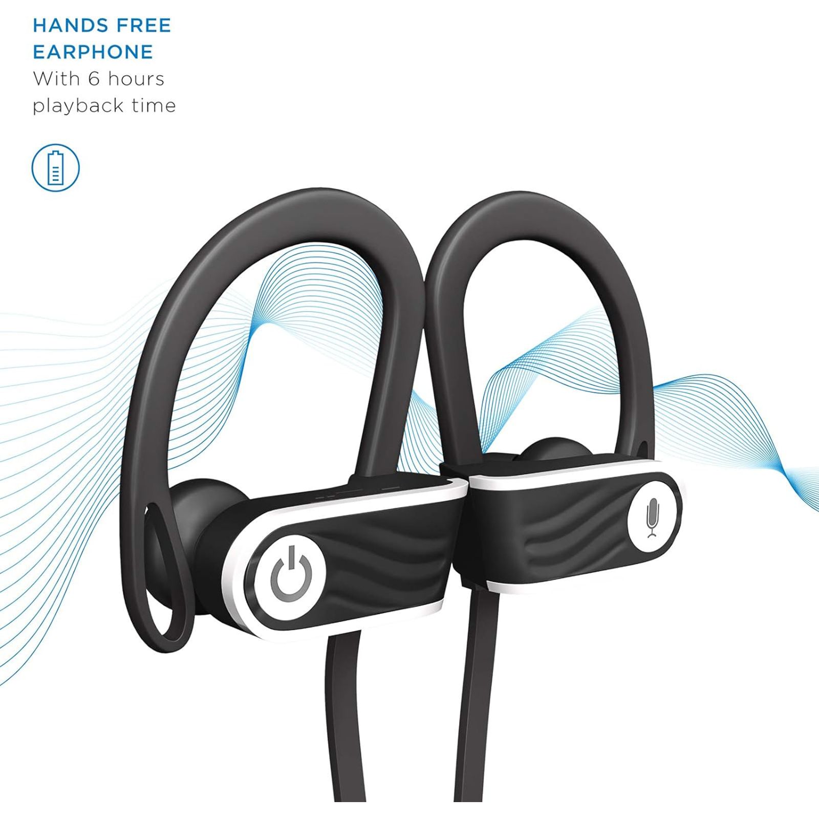 Bluetooth Wireless Soundlogic Voice Assistant Wireless Neckband