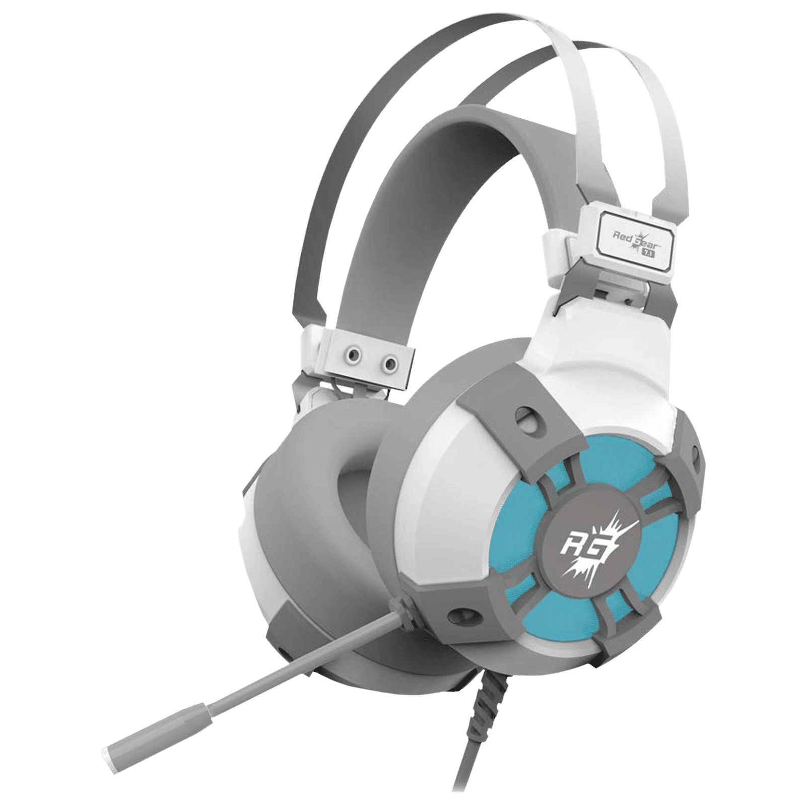 Red Gear Cosmo Wired Gaming Headset with Passive Noise Cancellation  (RGD LED, Over Ear, White)