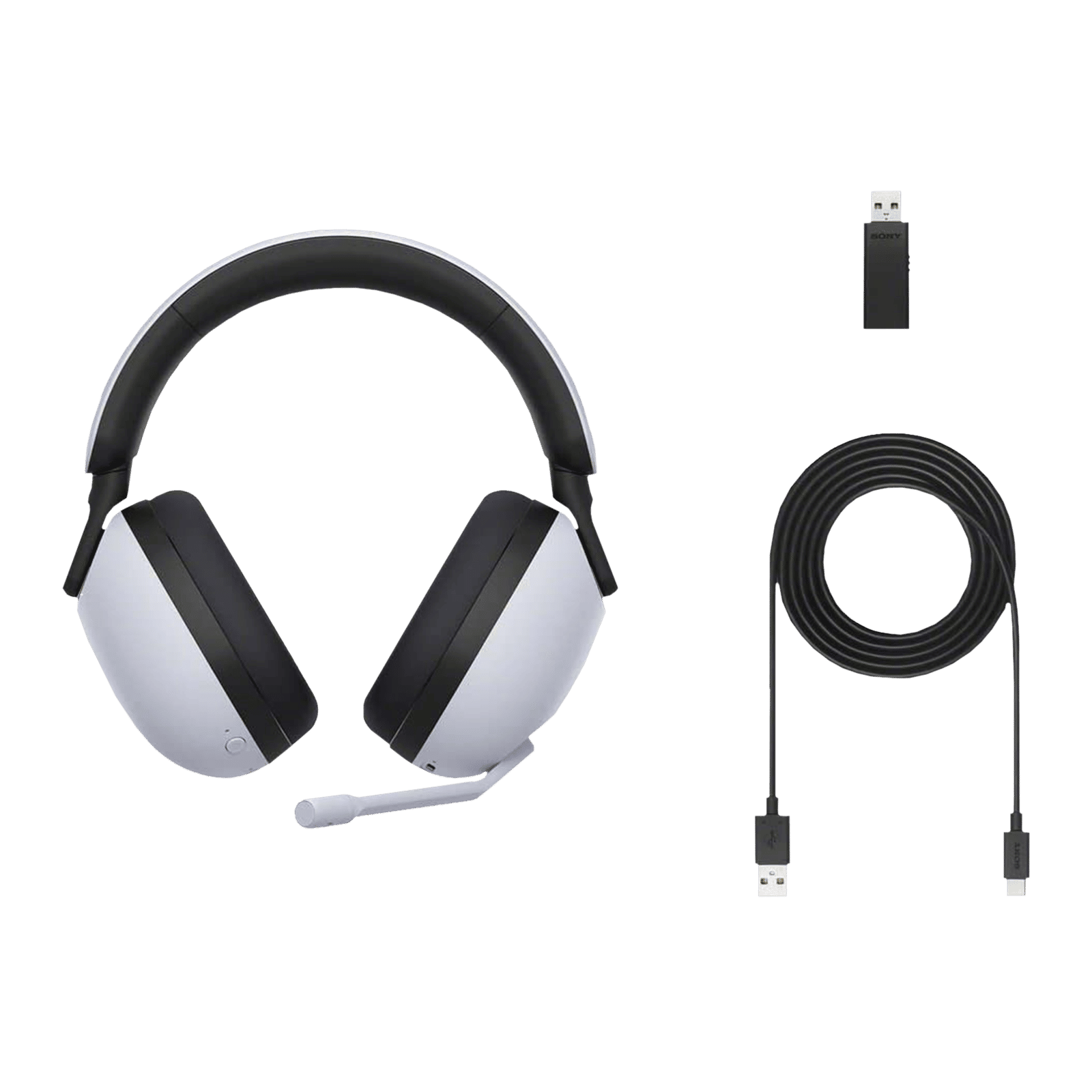 SONY INZONE H7 WH-G700 Bluetooth Gaming Headphone (360 Spatial Sound, Over Ear, White)