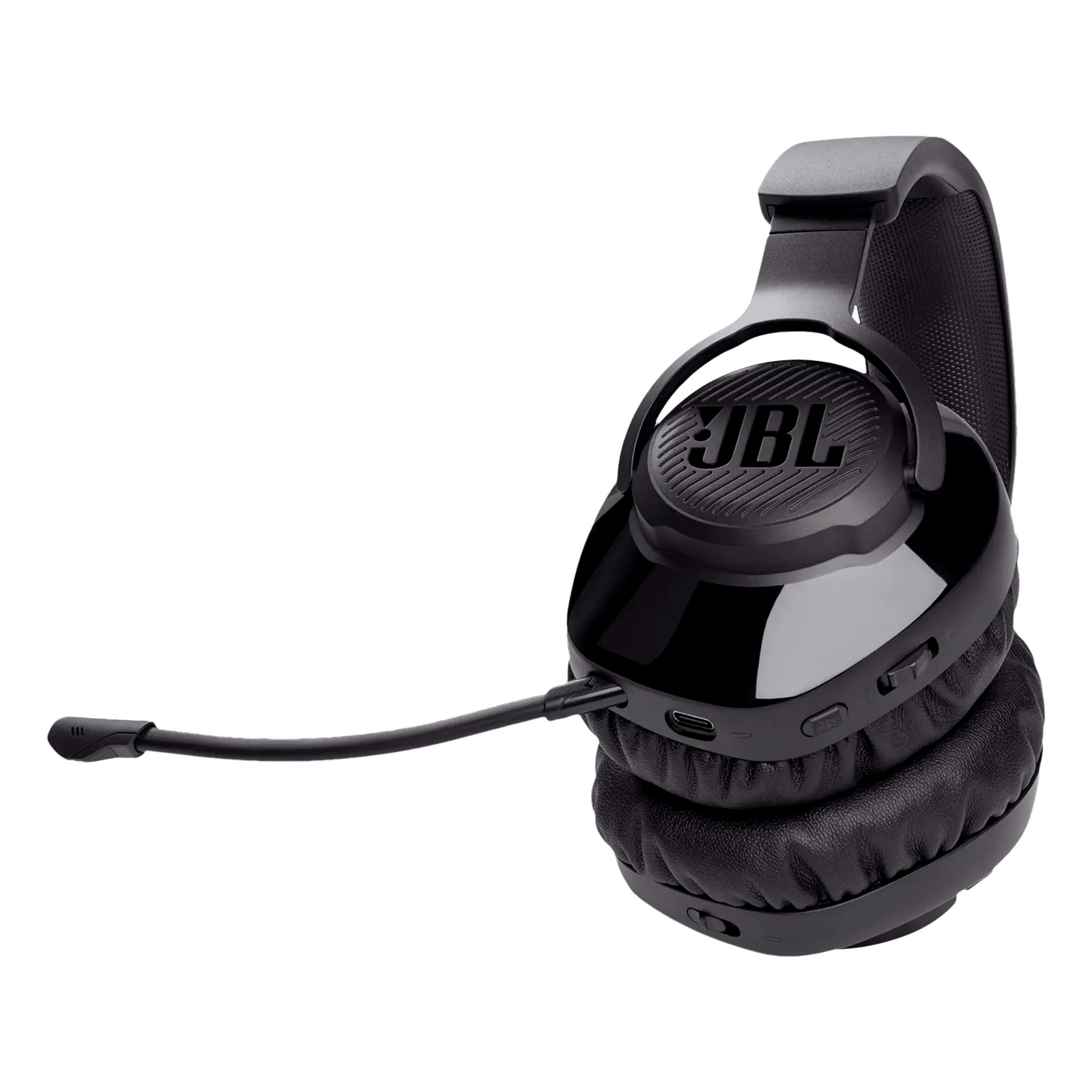 JBL Quantum 350 JBLQ350WLBLK Gaming Headphone (QuantumSOUND, Over-Ear,  Black)