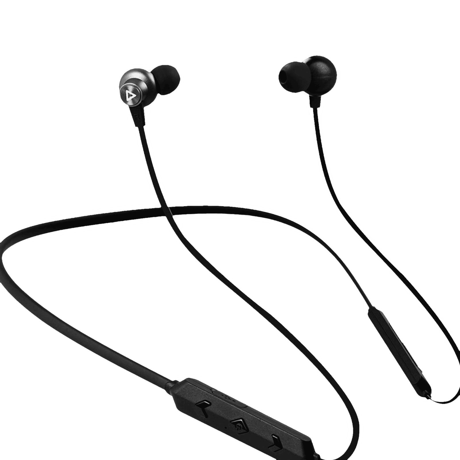 Hungama HiLife Jump 101 Neckband with Noise Isolation (IPX4 Sweat Resistant, Upto 12 Hours Playback, Black)