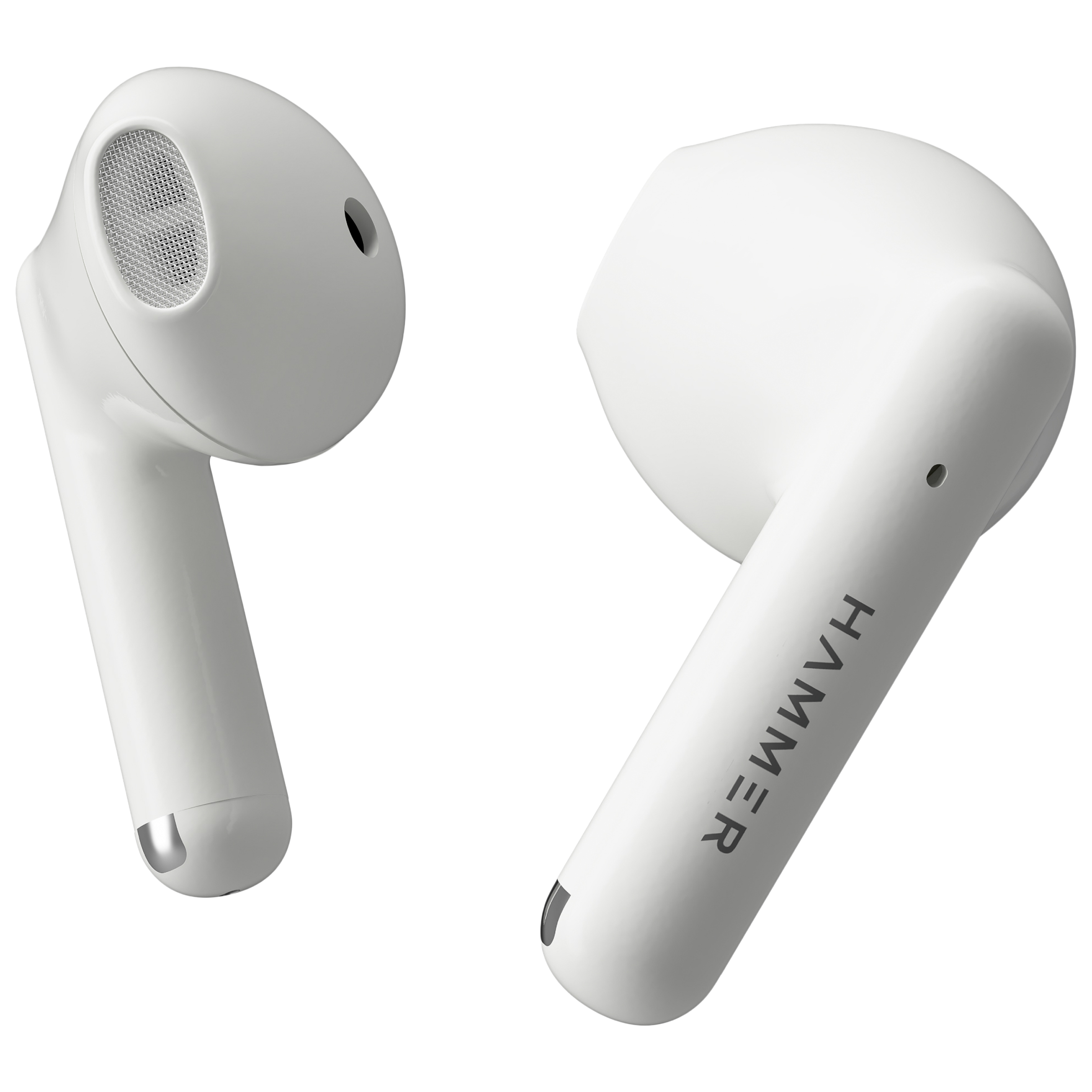 HAMMER Ko Pro TWS Earbuds with Environmental Noise Cancellation (IPX4 Water  Resistant, Deep Bass, White)