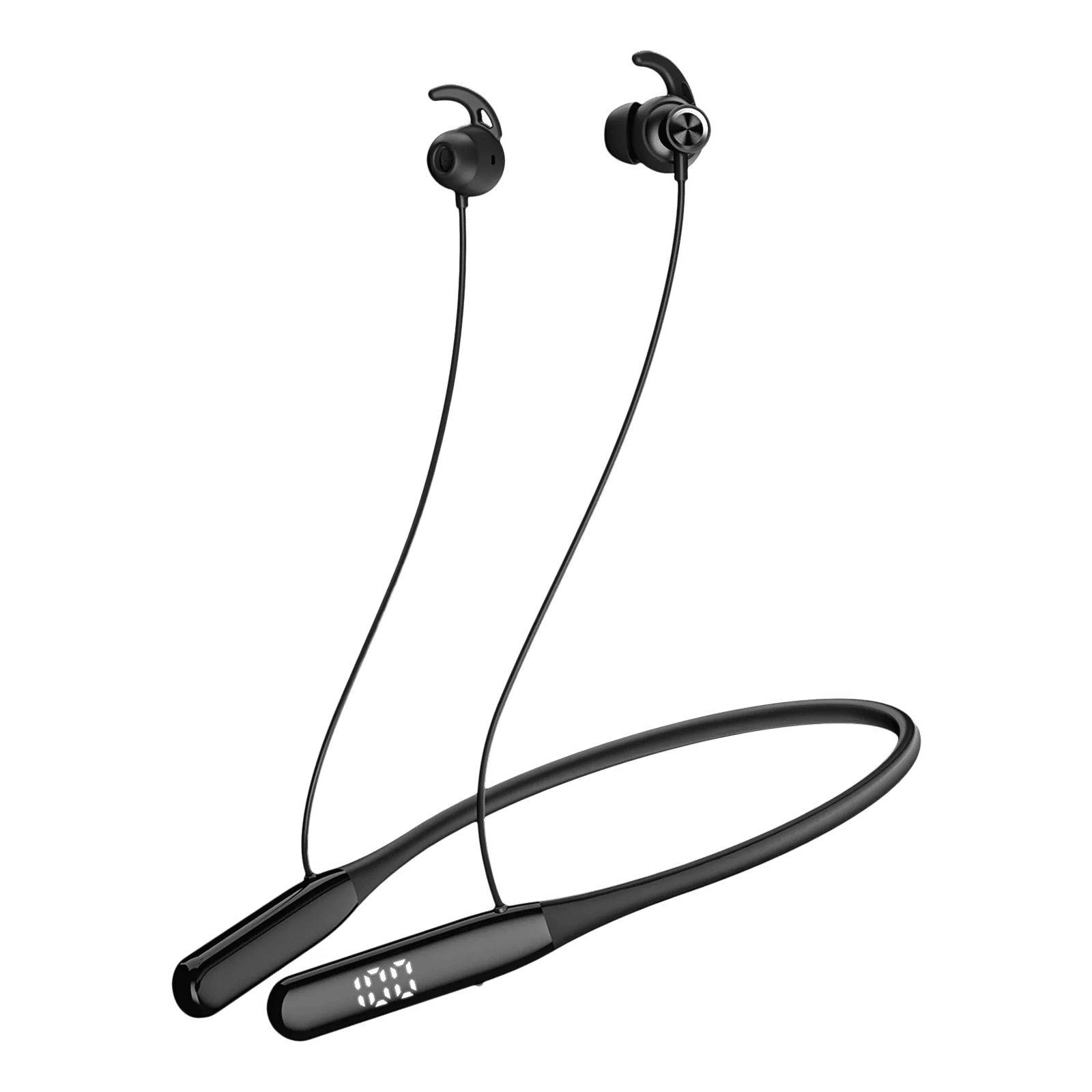 truke Yoga Mystic YB-12 Neckband with Environmental Noise Cancellation (IPX4 Water Resistant, 40ms Ultra Low Latency Game Mode, Black)