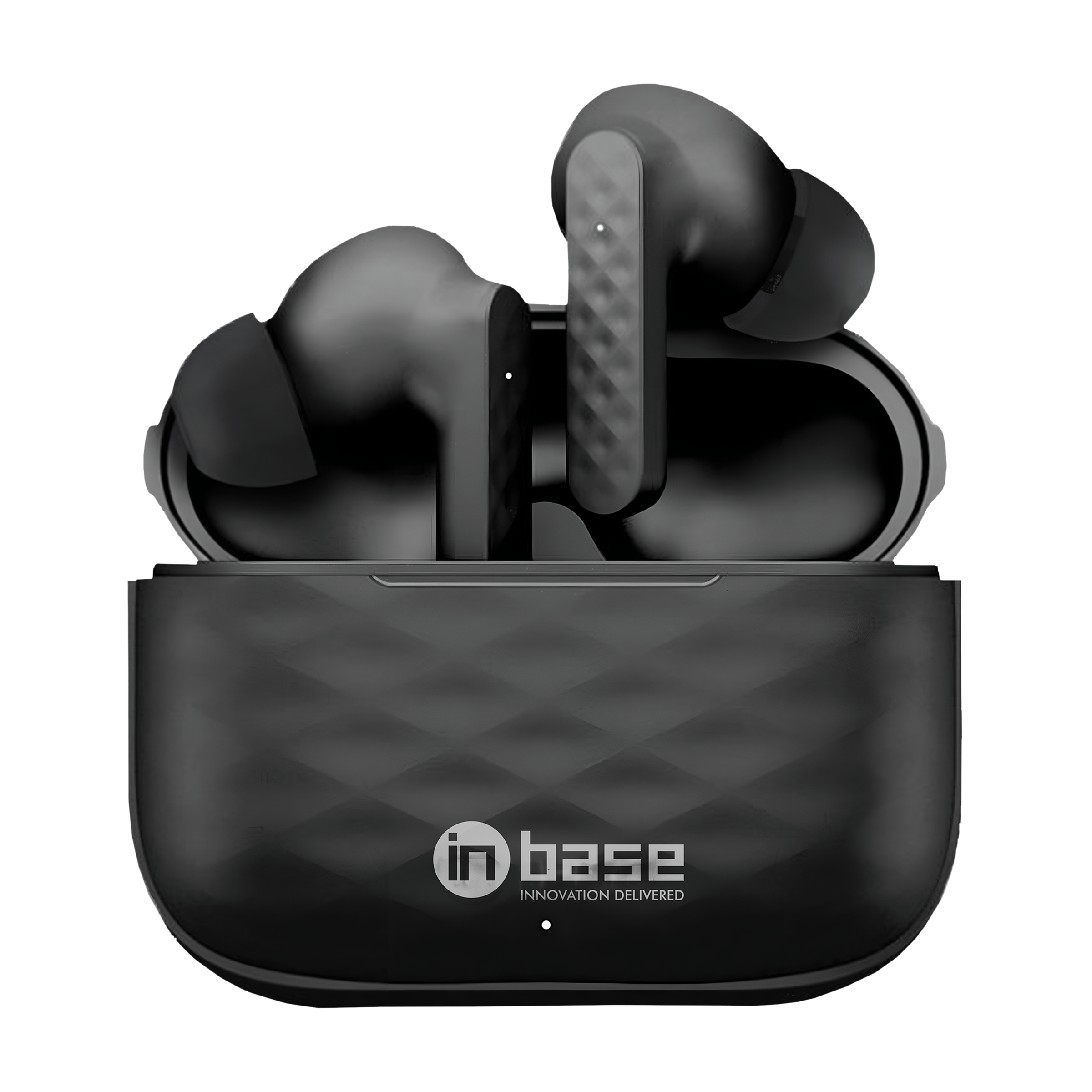 in base Buds Mini Pro IB-1690 TWS Earbuds with Passive Noise Cancellation  (Water Resistant, Upto Hours Playback, Black)
