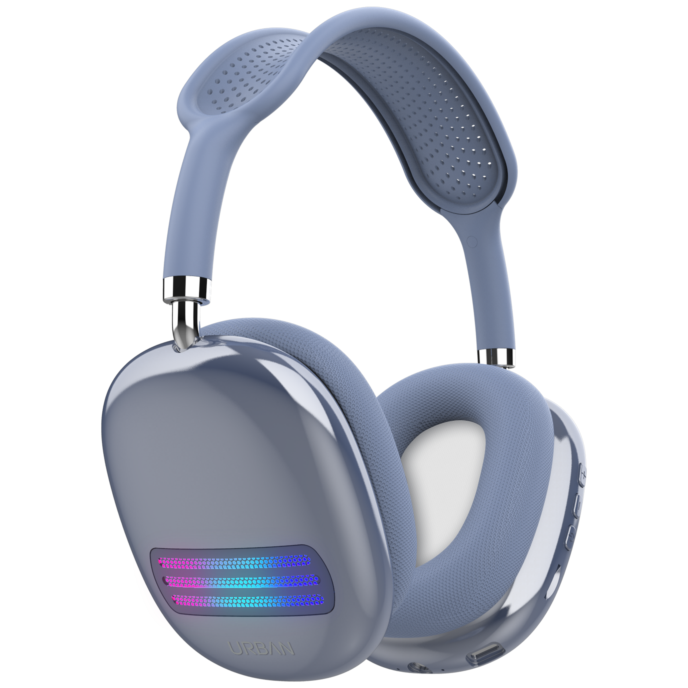 in base Urban HX 10 IB-2379 Bluetooth Headphone with Mic (FM Radio Support,  Over Ear, Blue)