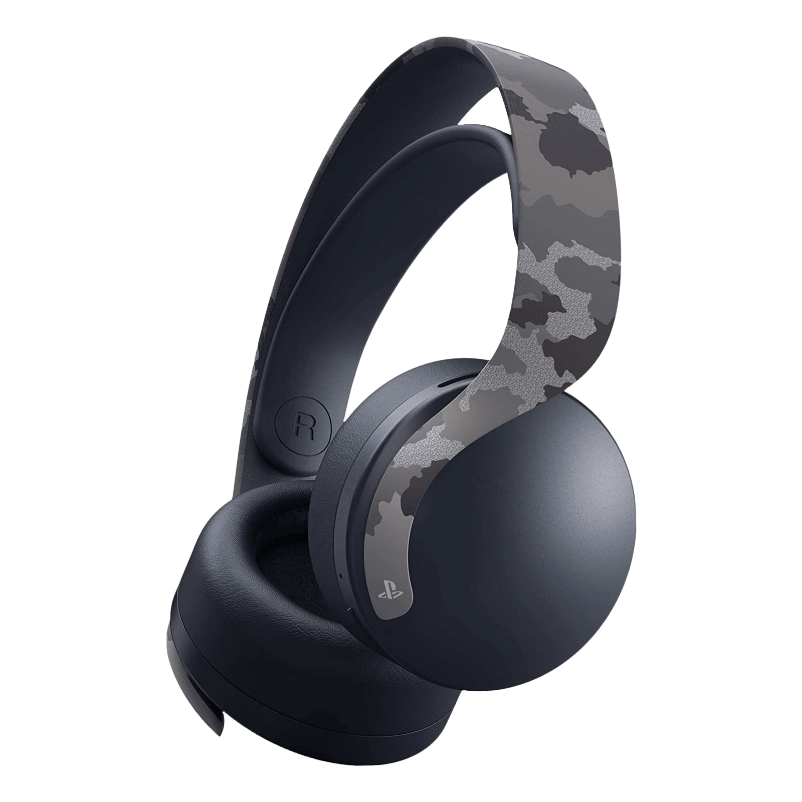 SONY PlayStation Pulse 3D CFI-ZWH1F06 Bluetooth Gaming Headphone with Noise Cancellation (Tempest 3D Audio, Over Ear, Grey Camouflage)