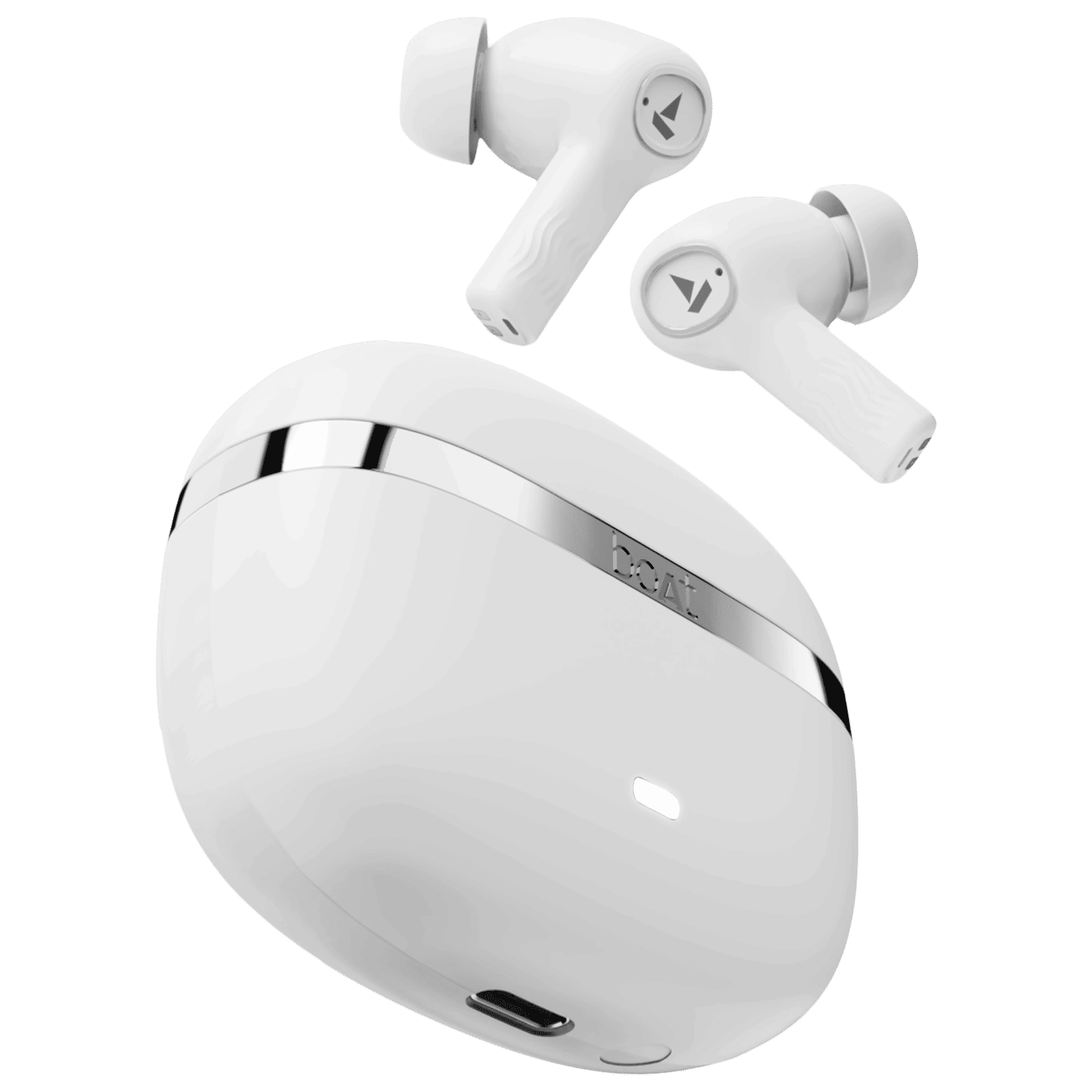 boAt Nirvana Ion TWS Earbuds with Environmental Noise Cancellation (IPX4 Water Resistant, 120 Hours Playback, Ivory White)