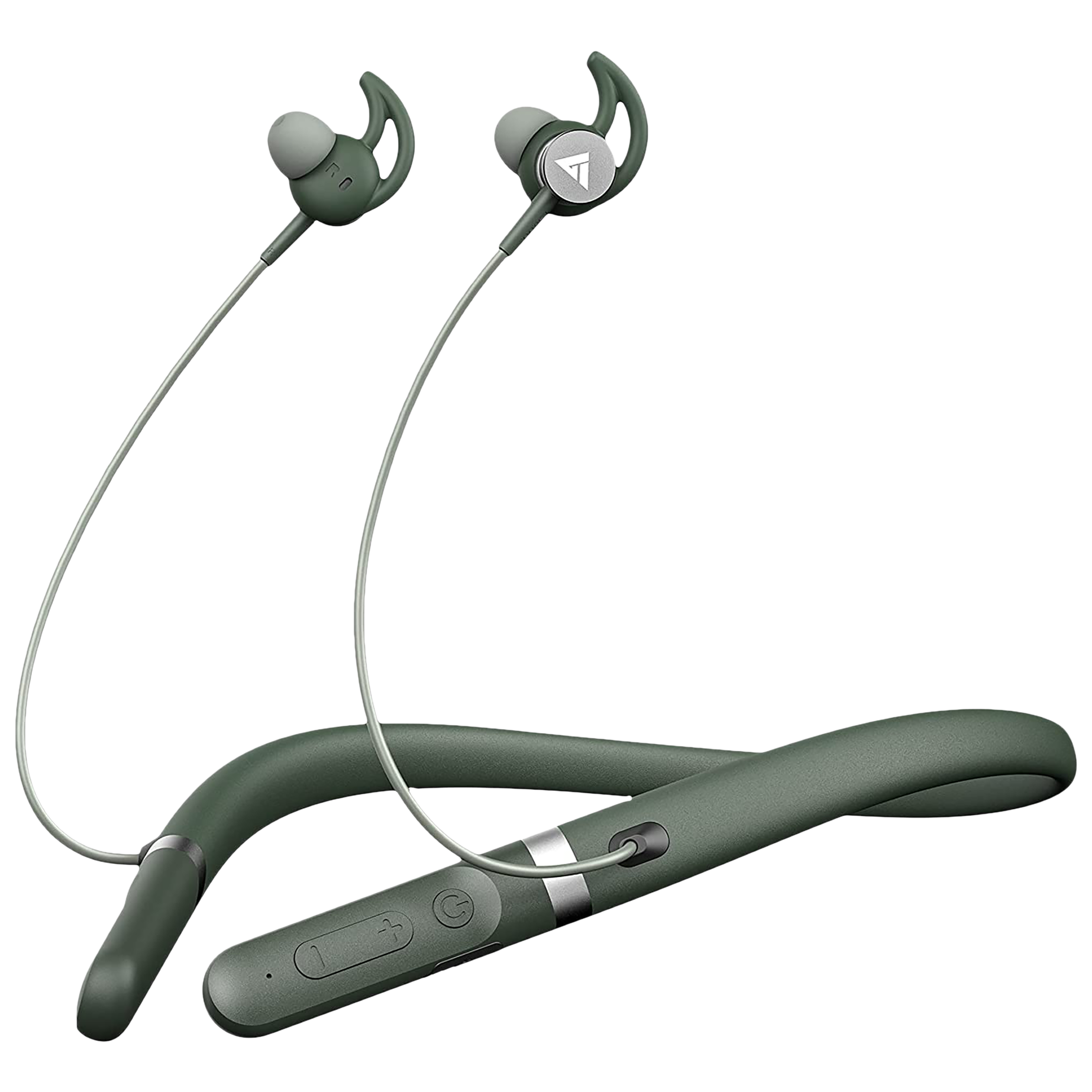 GOBOULT Curve ANC BA-MY-Curve ANC Neckband with Active Noise Cancellation  (IPx5, Water Resistant, 40 Hours Playback Time, Green)
