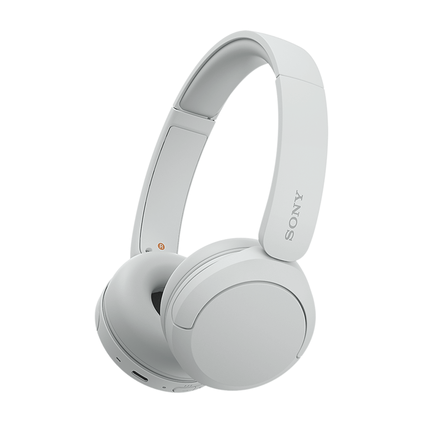 SONY WH-CH520 Bluetooth Headphone with Mic (30mm Driver, On Ear, White)