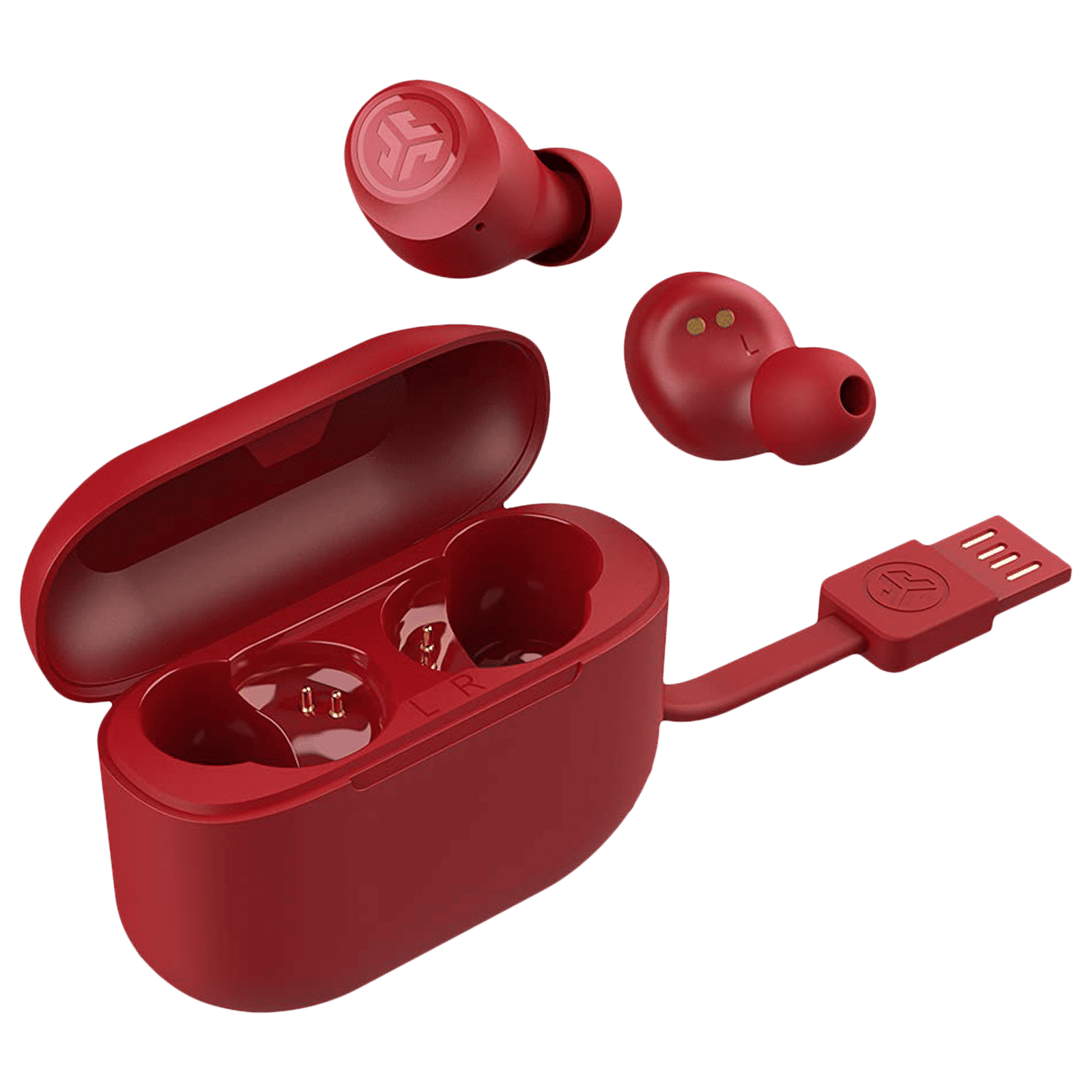 JLAB GO Air POP TWS Earbuds (IPX4 Sweat Resistant, EQ3 Sound, Rose)