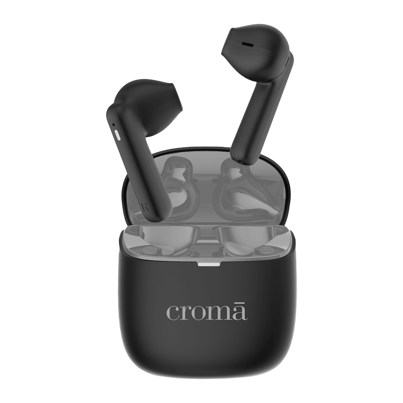 Croma TWS Earbuds (Fast Charging, Black and Grey)