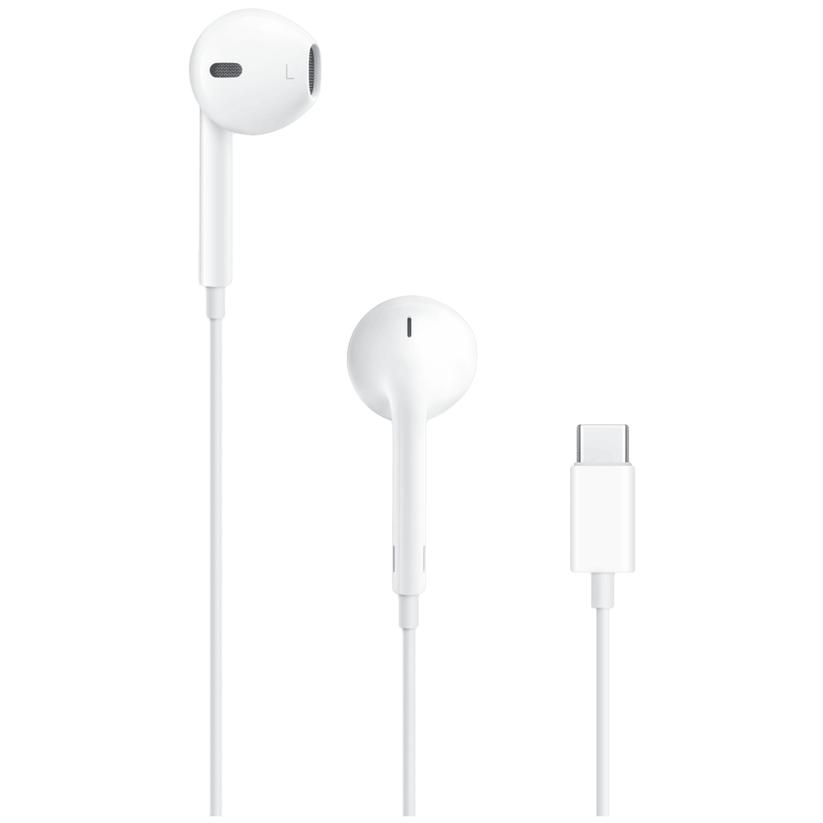 Apple EarPods Wired Earphones with Mic (USB-C Connector, In Ear, White)
