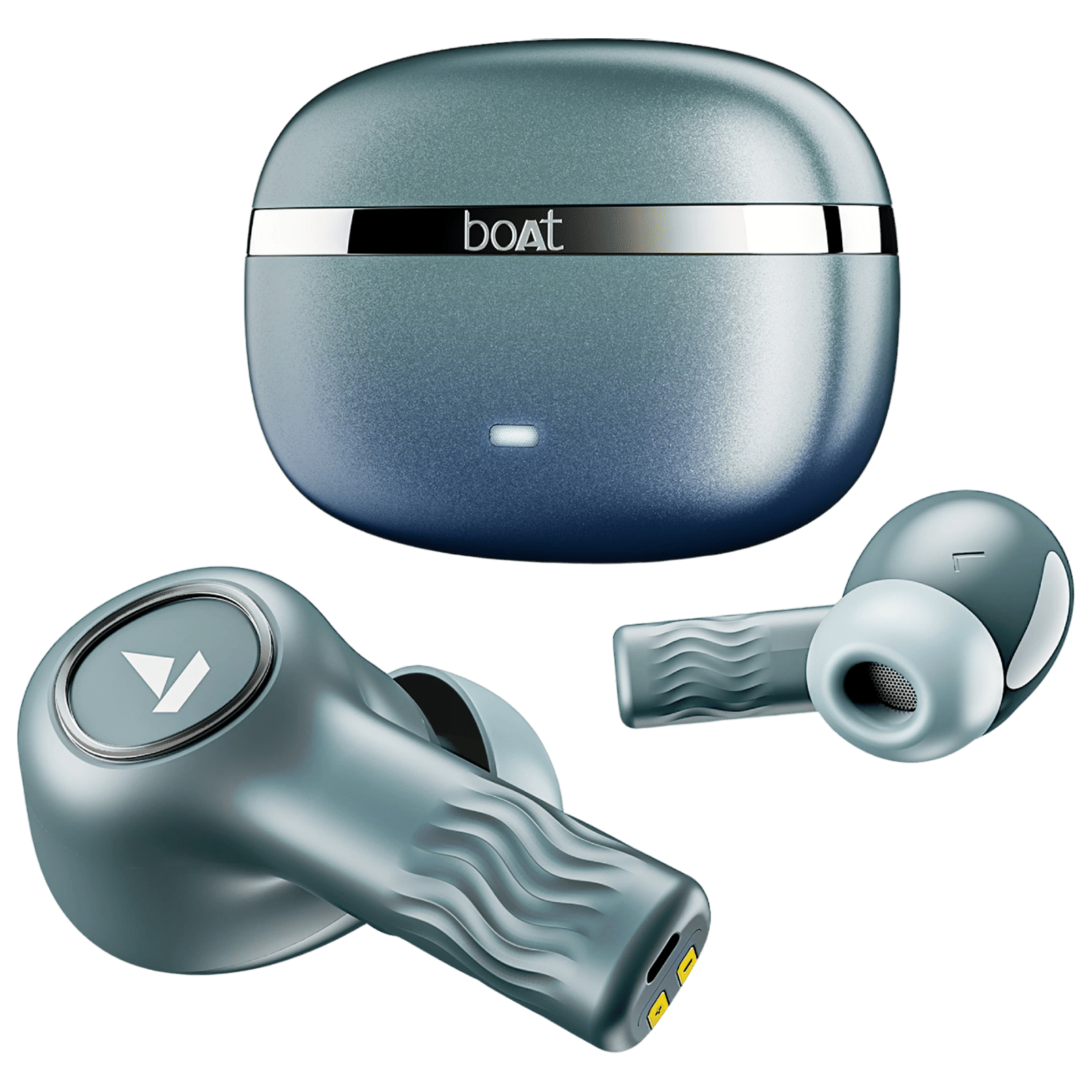 boAt Nirvana Ion TWS Earbuds with Active Noise Cancellation (IPX4 Water and Sweat Resistant, ASAP Charging, Blazing Comet)