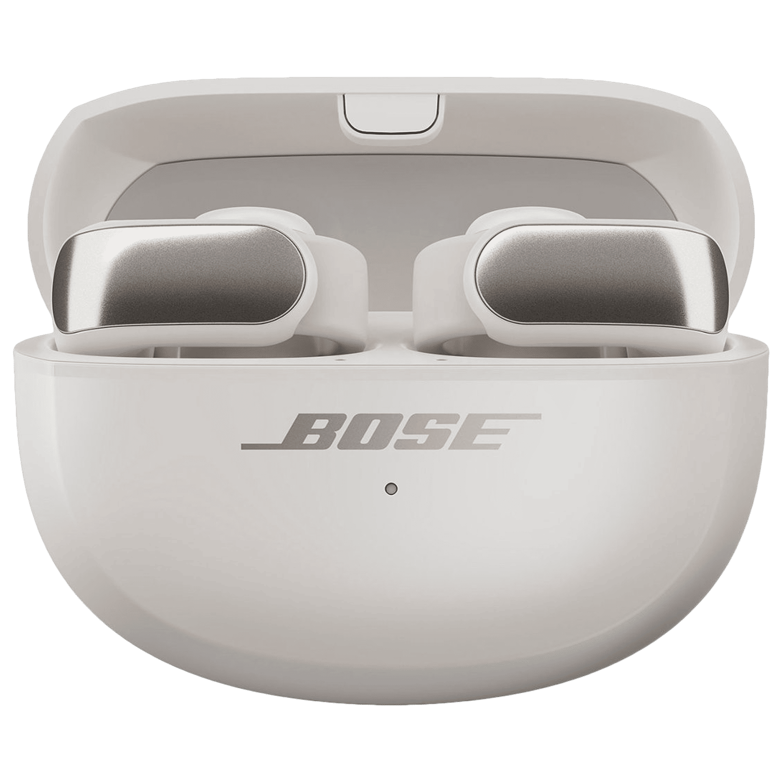 BOSE Ultra Open TWS Earbuds (IPX4 Water and Sweat Resistant, Upto 7.5 Hours Playback, White Smoke)