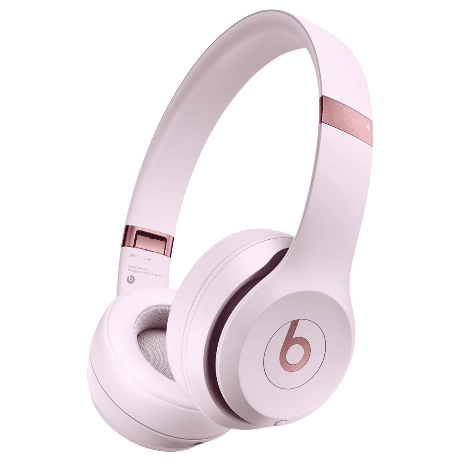 beats Solo 4 Bluetooth Headphone with Mic (Siri Voice Assistant, On Ear, Cloud Pink)