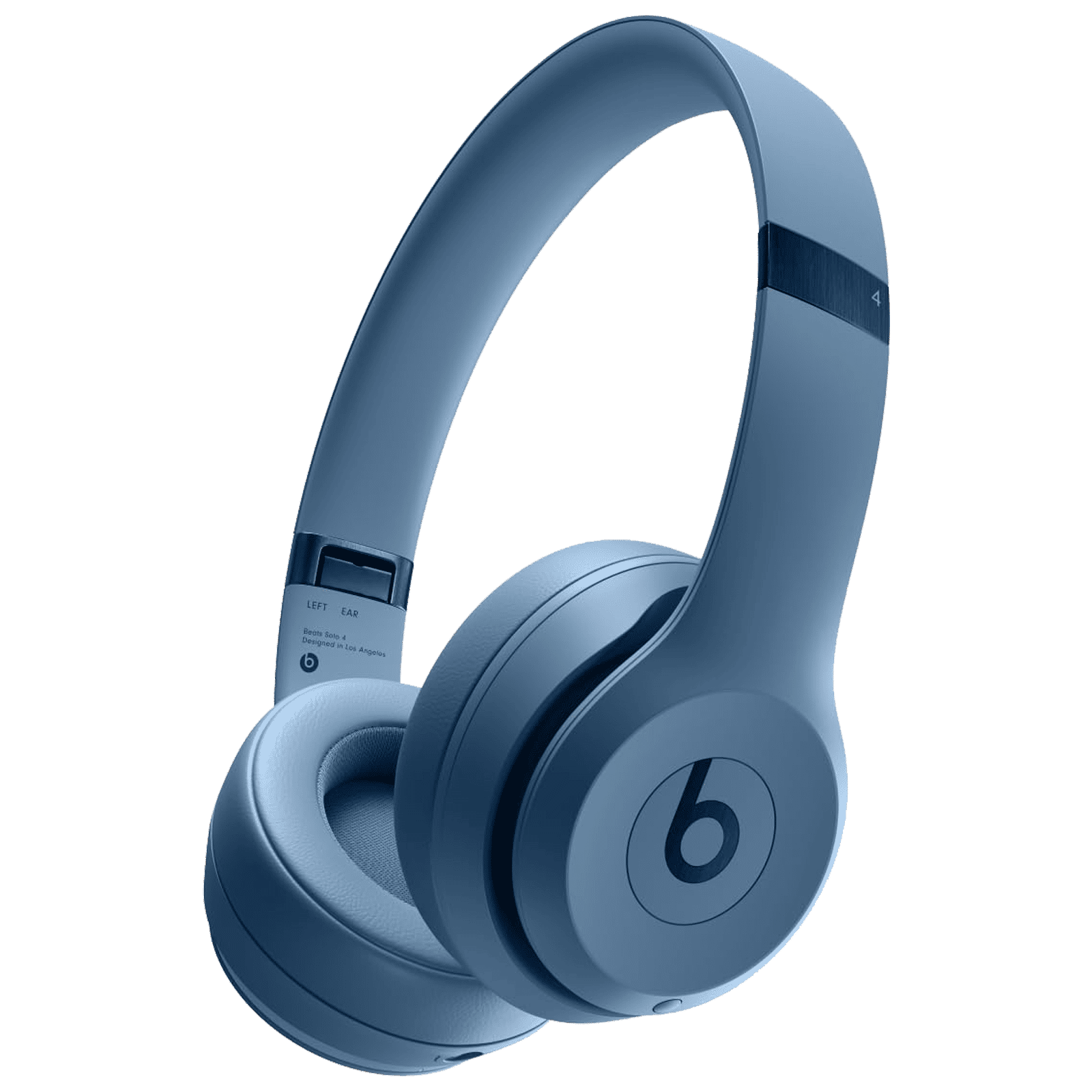 beats Solo 4 Bluetooth Headphone with Mic (Siri Voice Assistant, On Ear, Slate Blue)