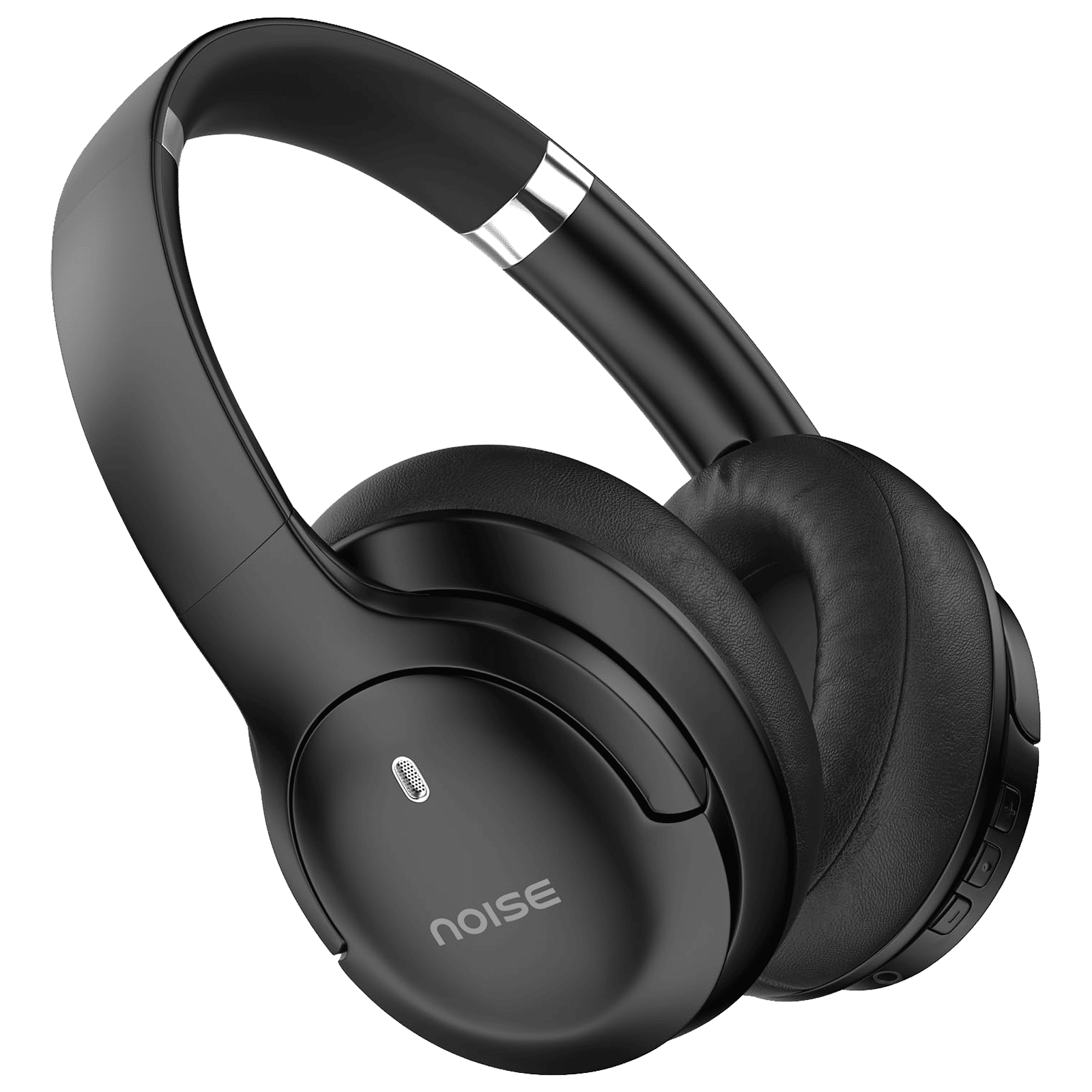 noise Airwave Max 4 Bluetooth Headphone with Mic (Ultra Low Latency, Over Ear, Carbon Black)