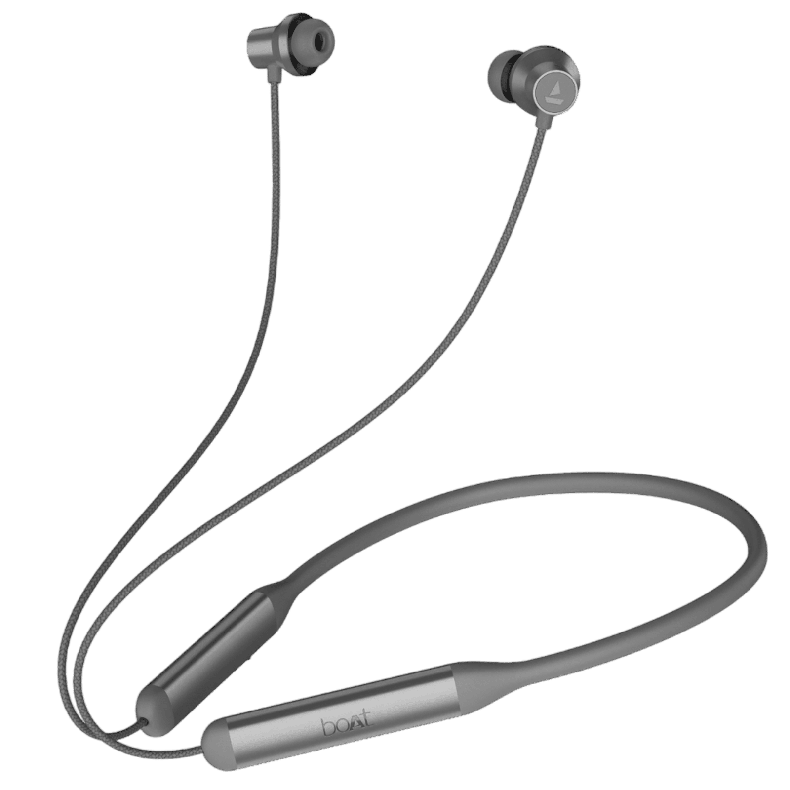 boAt Rockerz 280 ANC Bluetooth Neckband with with Active Noise Cancellation (IPX4 Water Resistance, 13mm Drivers, Funky Grey)