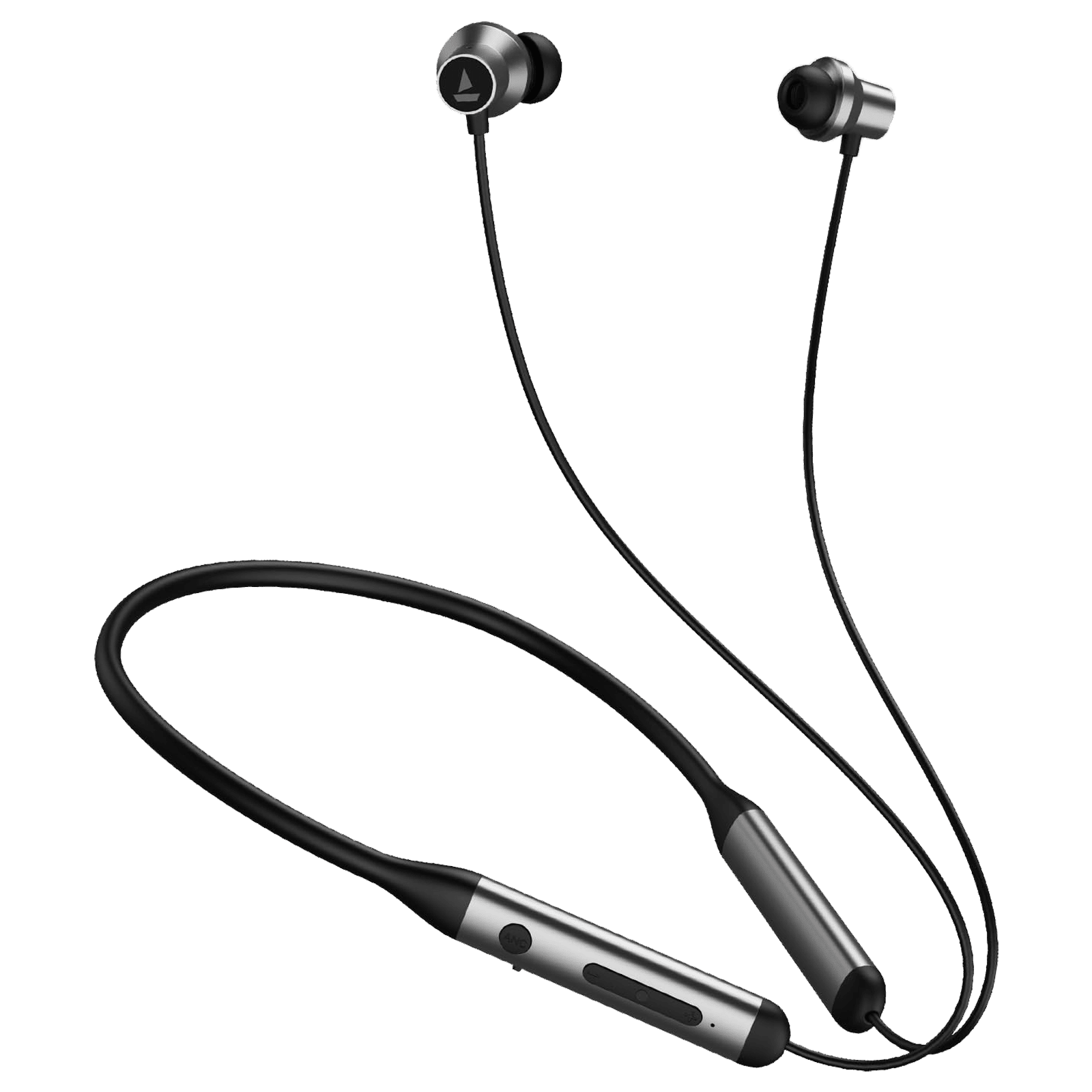boAt Rockerz 280 ANC Bluetooth Neckband with Active Noise Cancellation (IPX4 Water Resistance, 13mm Drivers, Gunmetal Black)