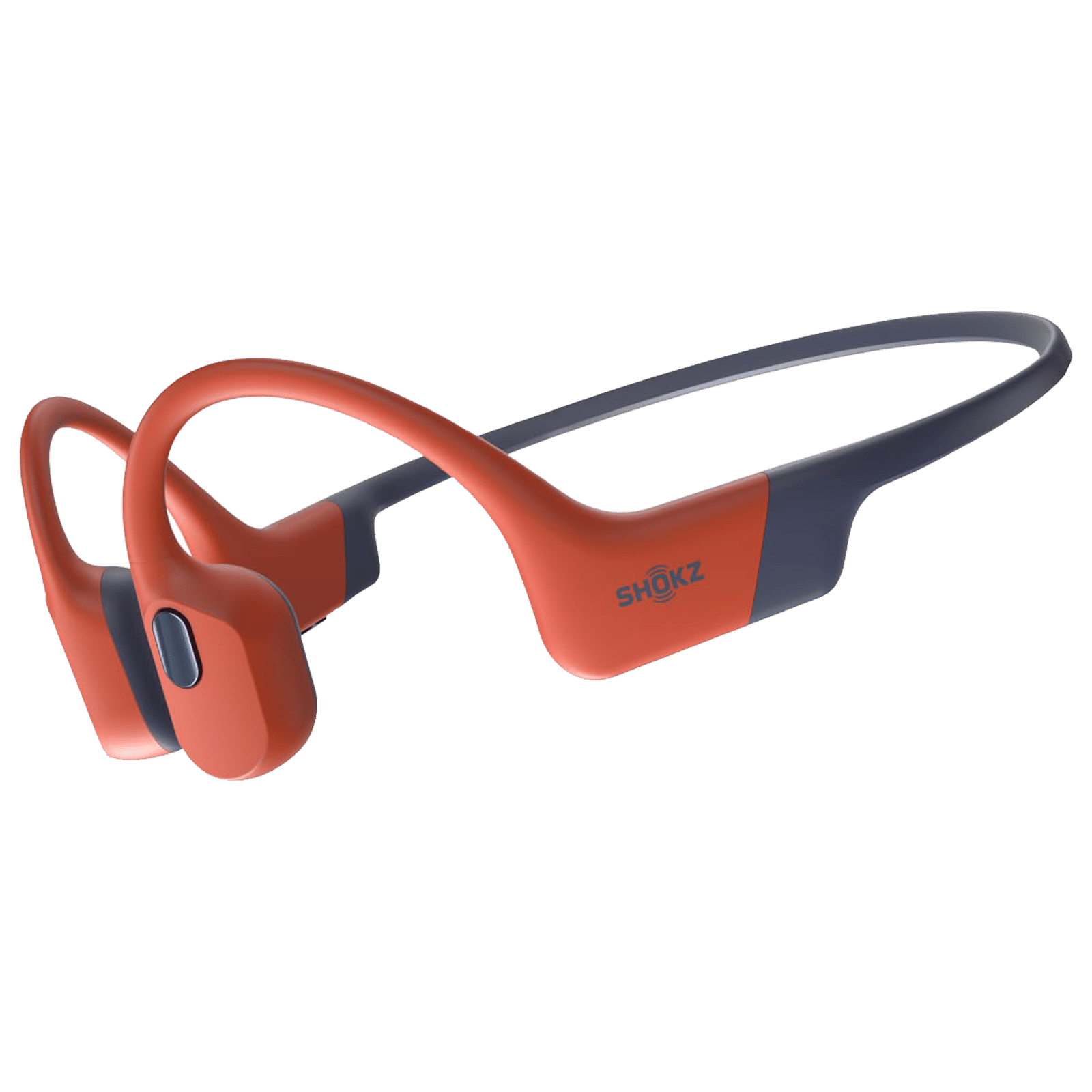 SHOKZ OpenSwim Pro Bone Conduction Bluetooth Headphone with Environmental Noise Cancellation (IP68 Water Resistant, Vivid Sound, Red)